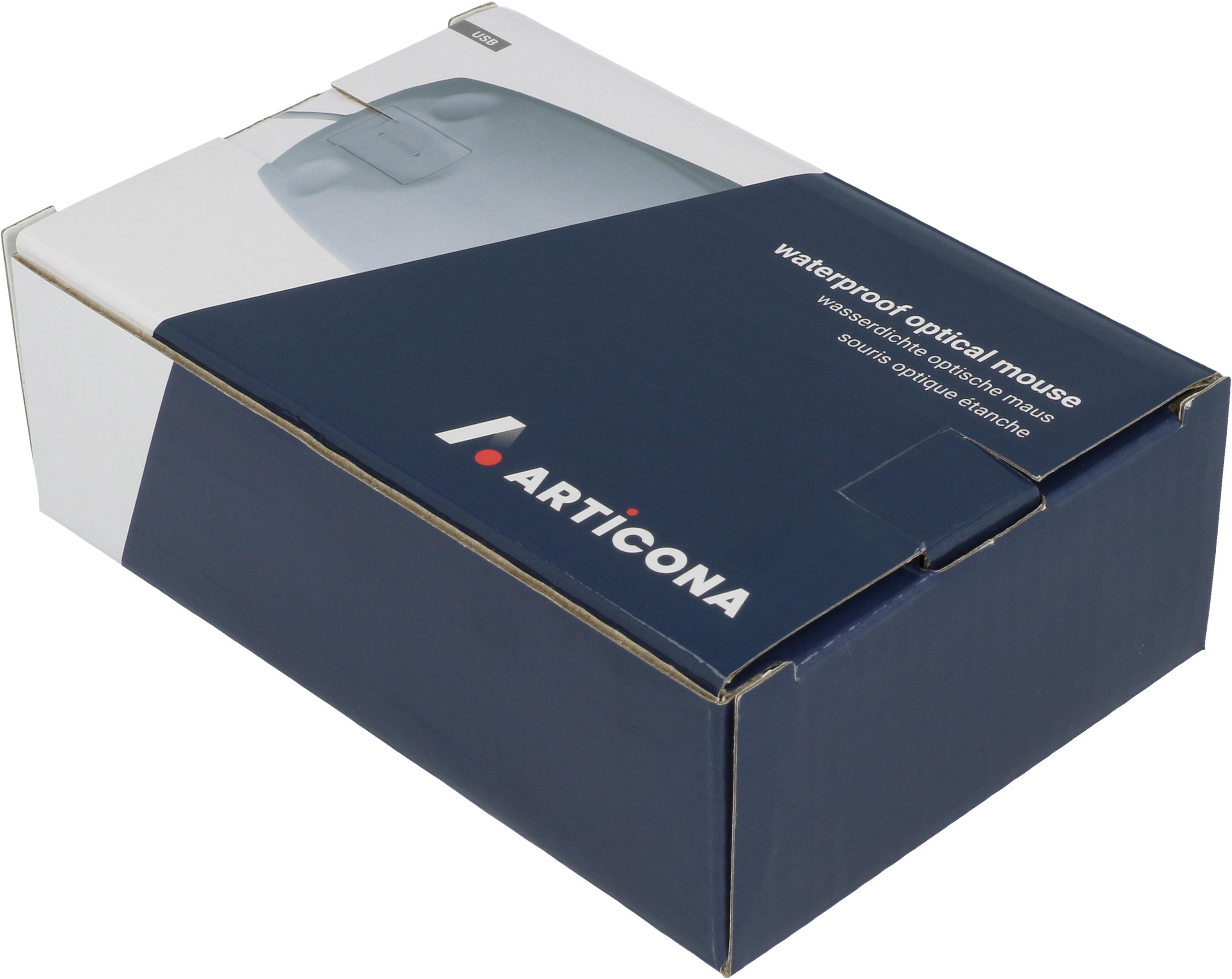 ARTICONA optische Maus USB weiß