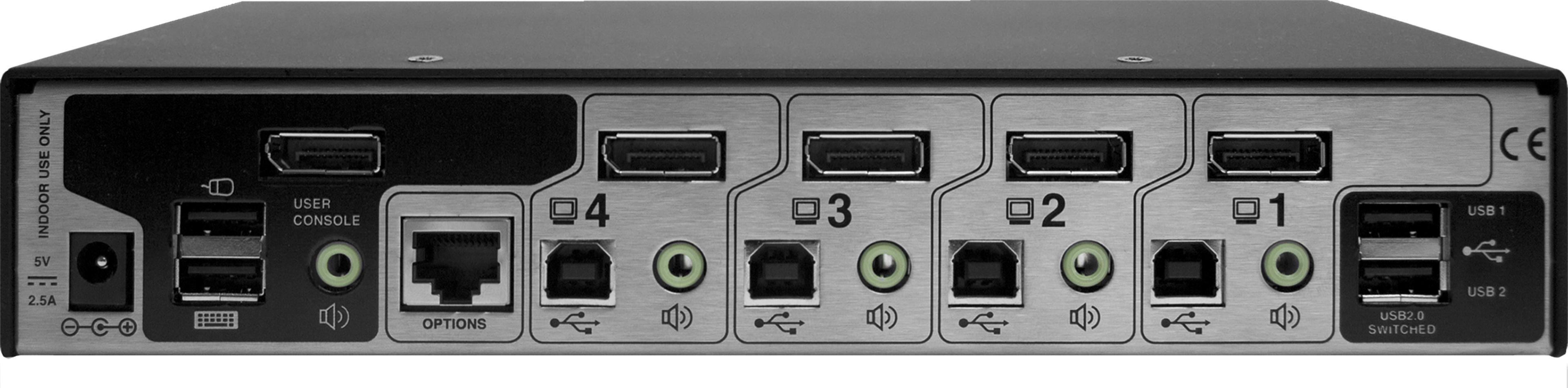 ABL ADDERView 4PRO-DP KVM-Switch