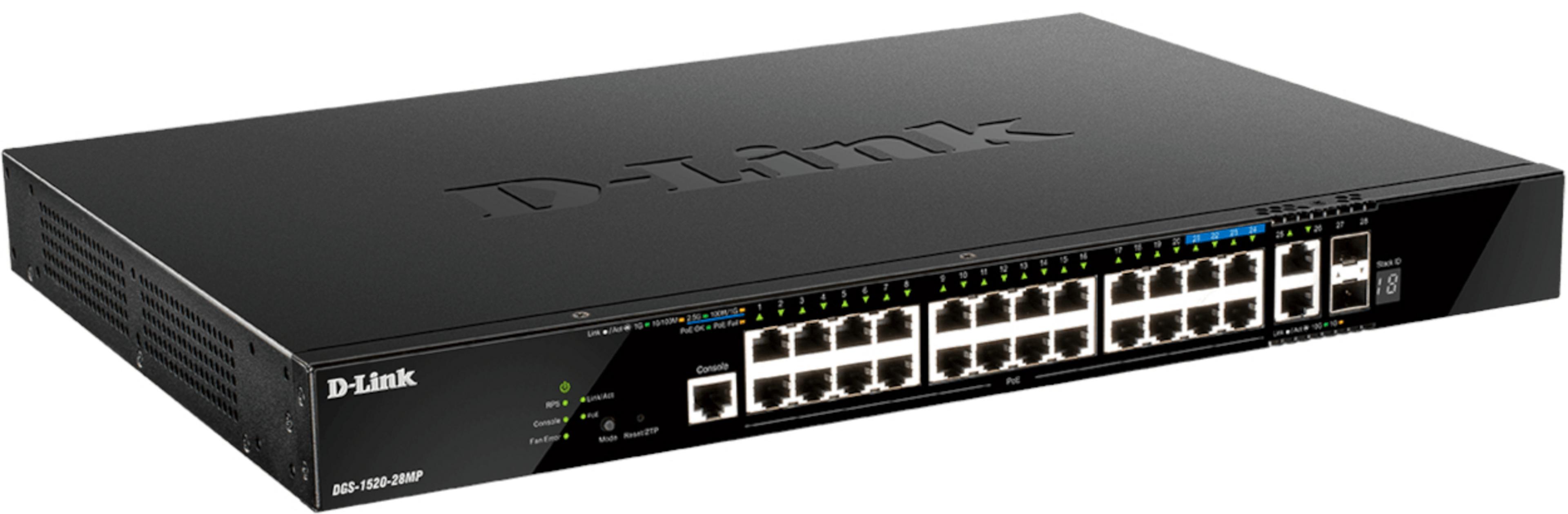 D-Link DGS-1520-28MP/E PoE Switch