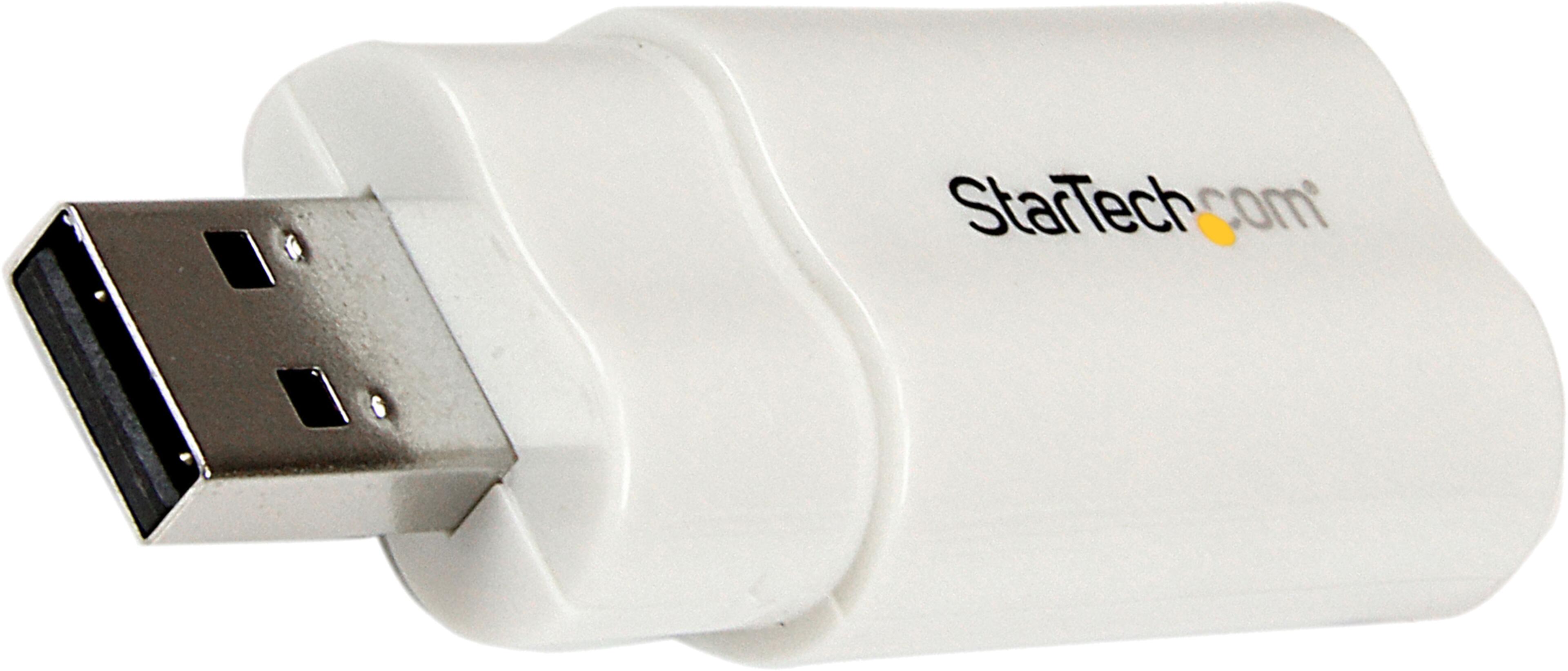 StarTech USB 2.0 Audio Adapter White