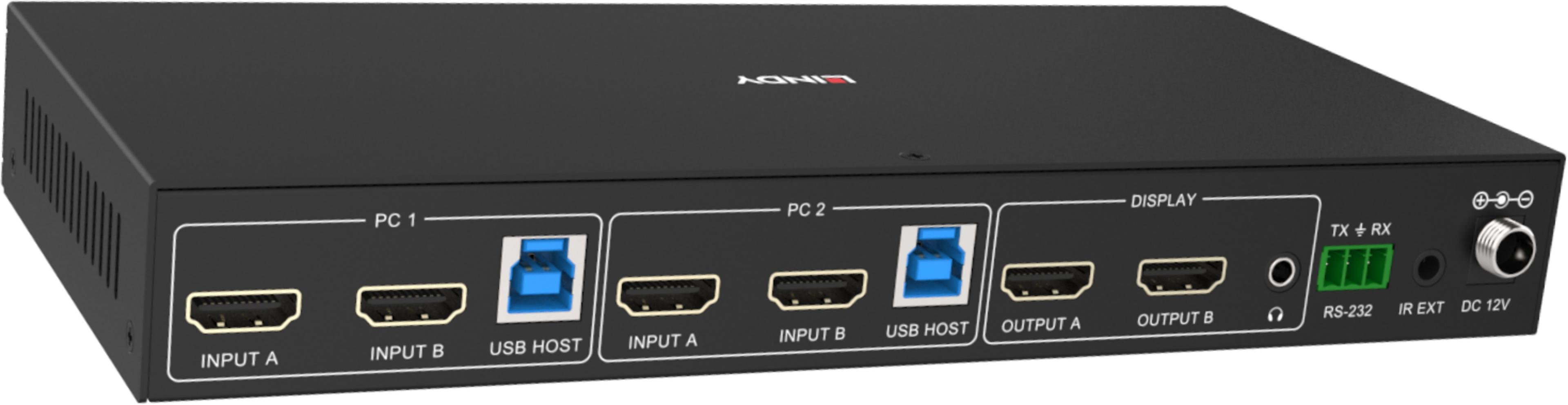 LINDY KVM-Switch HDMI DualHead 2-Port