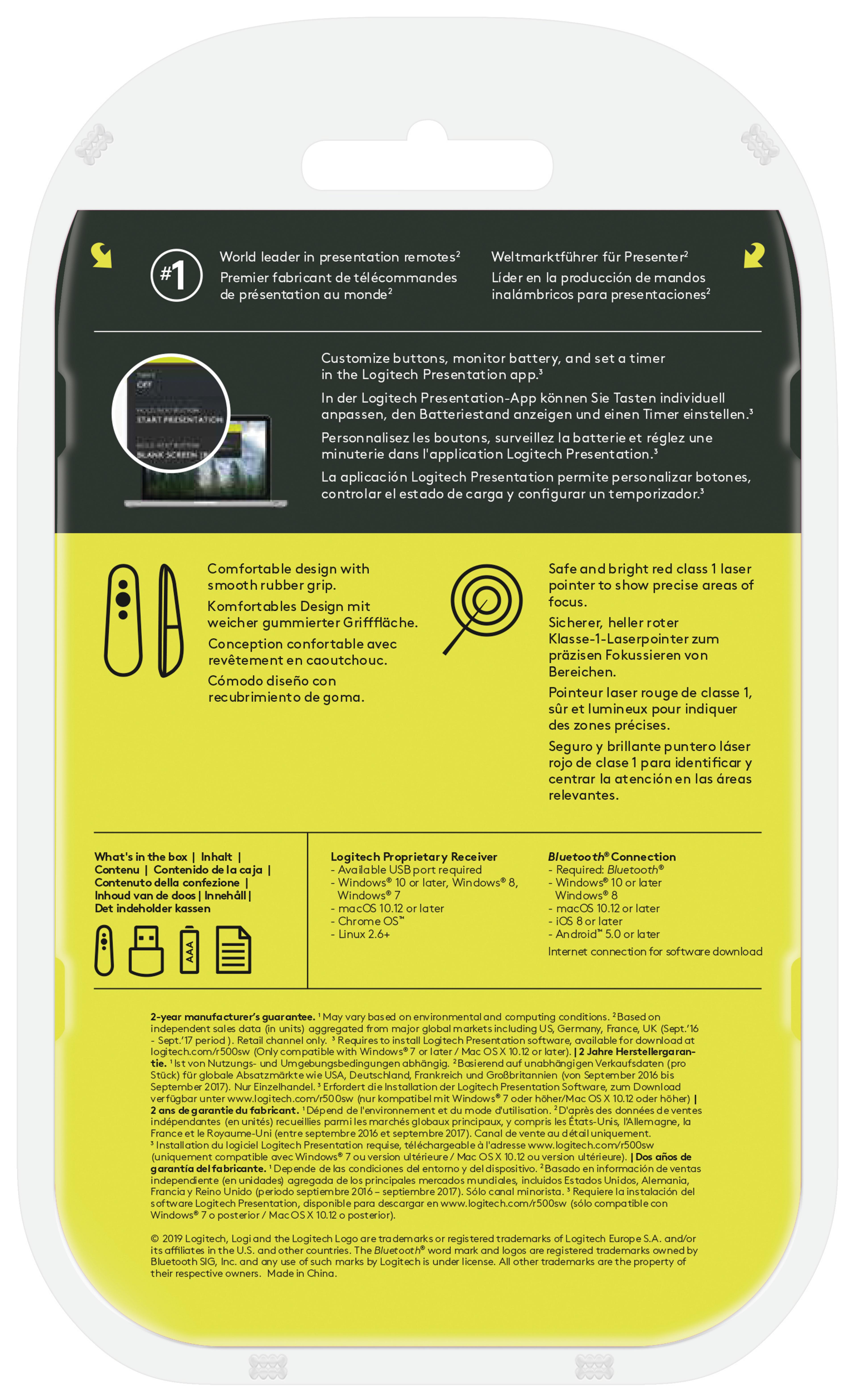 Logitech R500sPresenter Graphite Grey