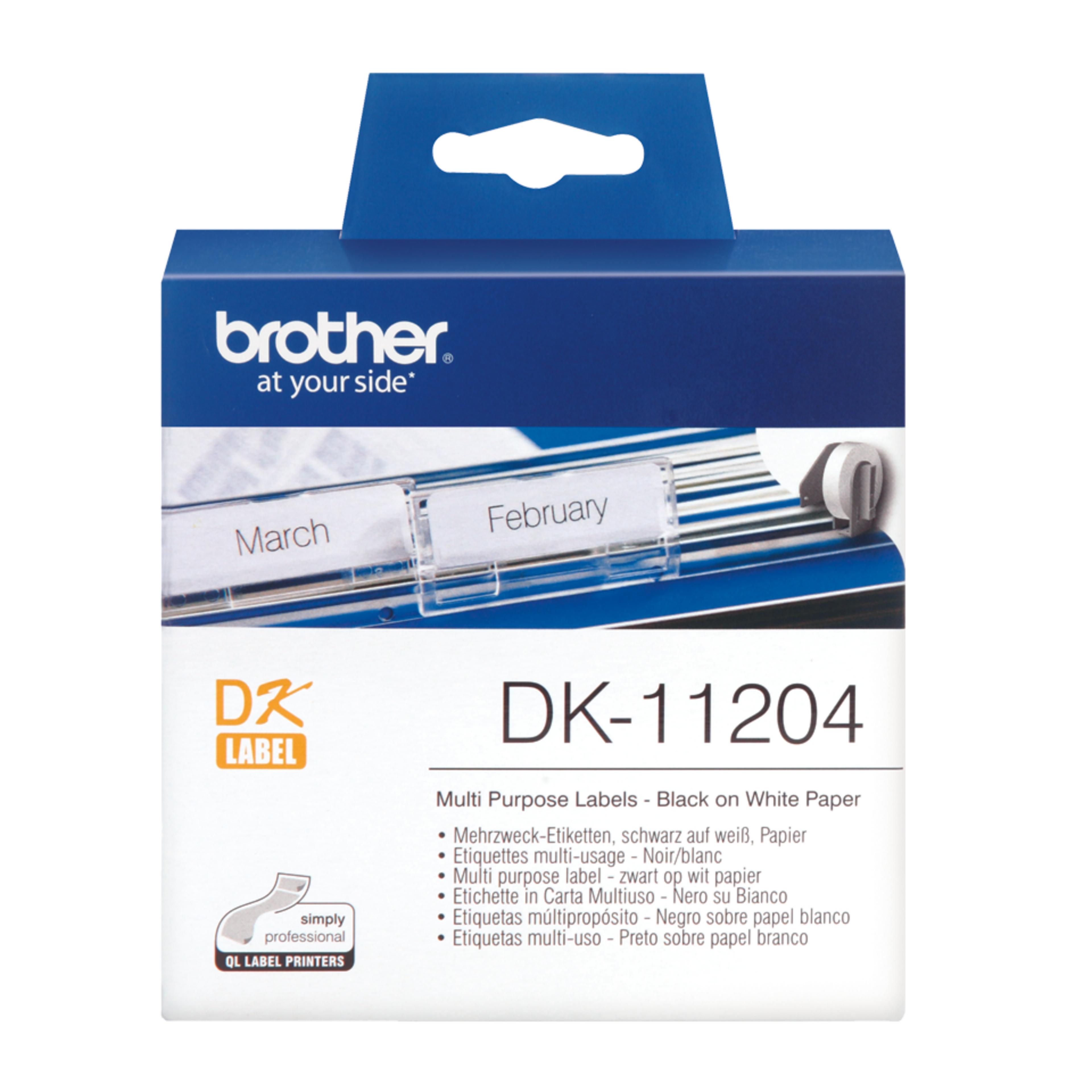 Brother multifunctionele labels,17x54 mm