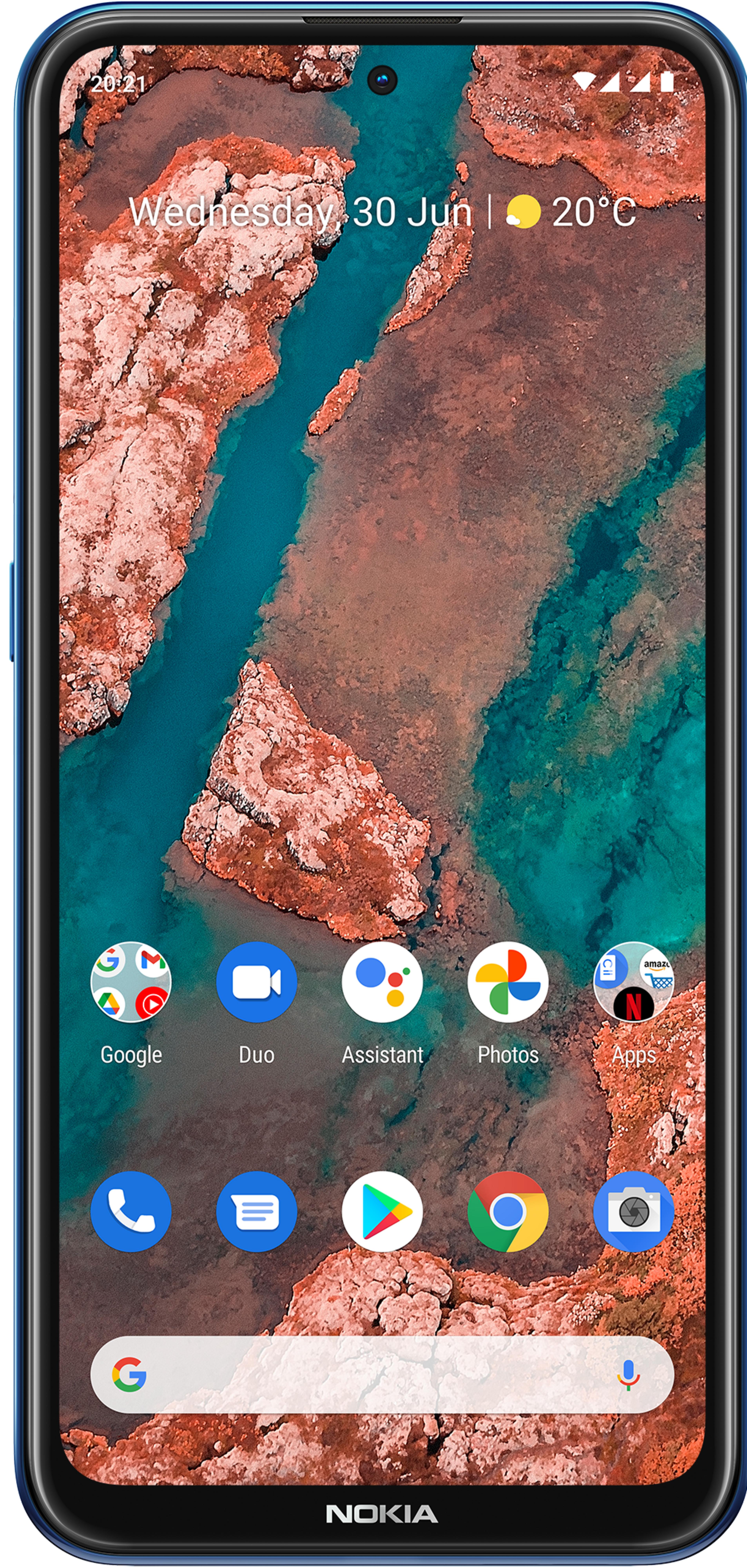 Nokia X20 5G 8/128 GB Smartphone blau