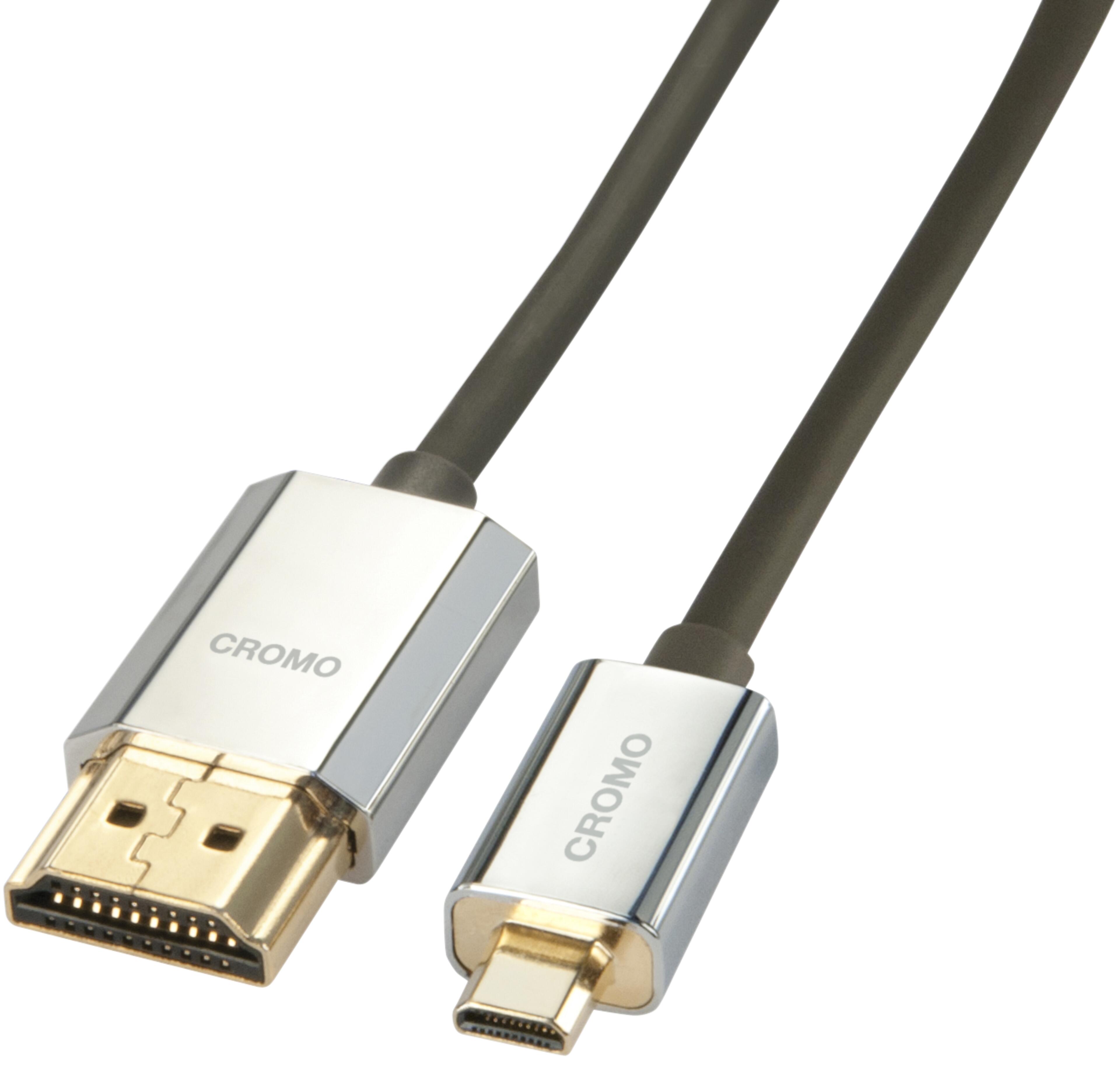 Câble LINDY HDMI - micro HDMI Slim, 1 m
