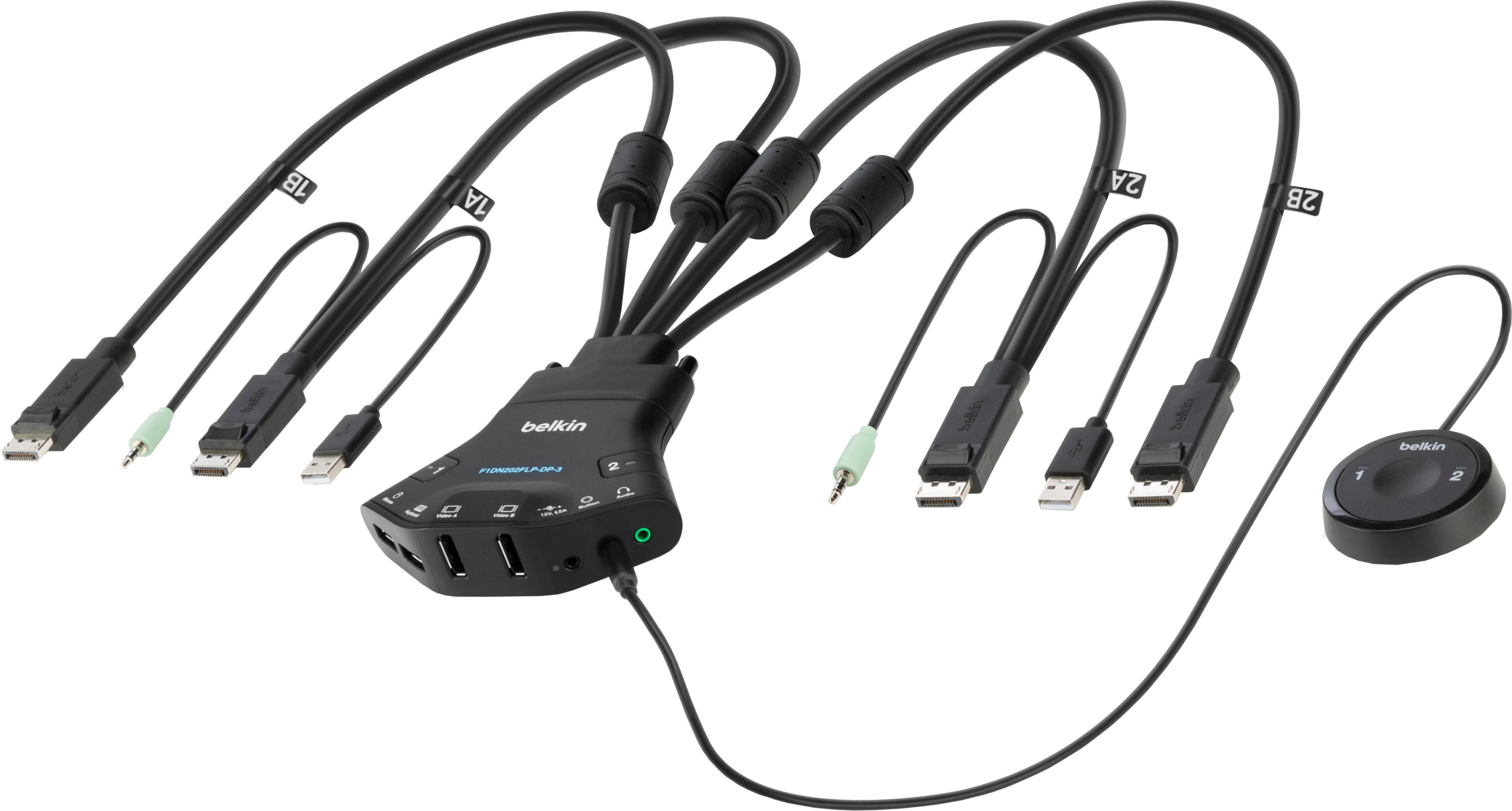 Belkin KVM Switch DualHead DP 2-Port