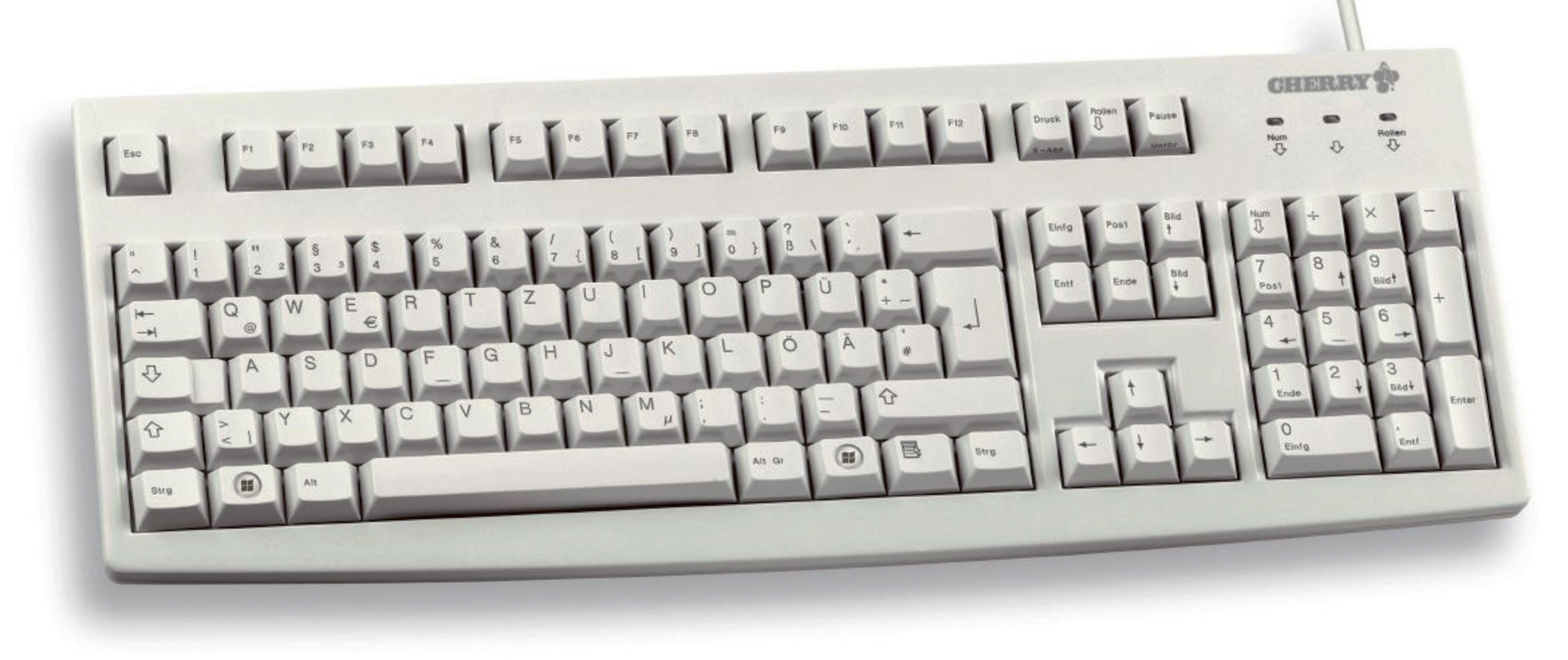 Klávesnice CHERRY G83-6104/G83-6105 bílá