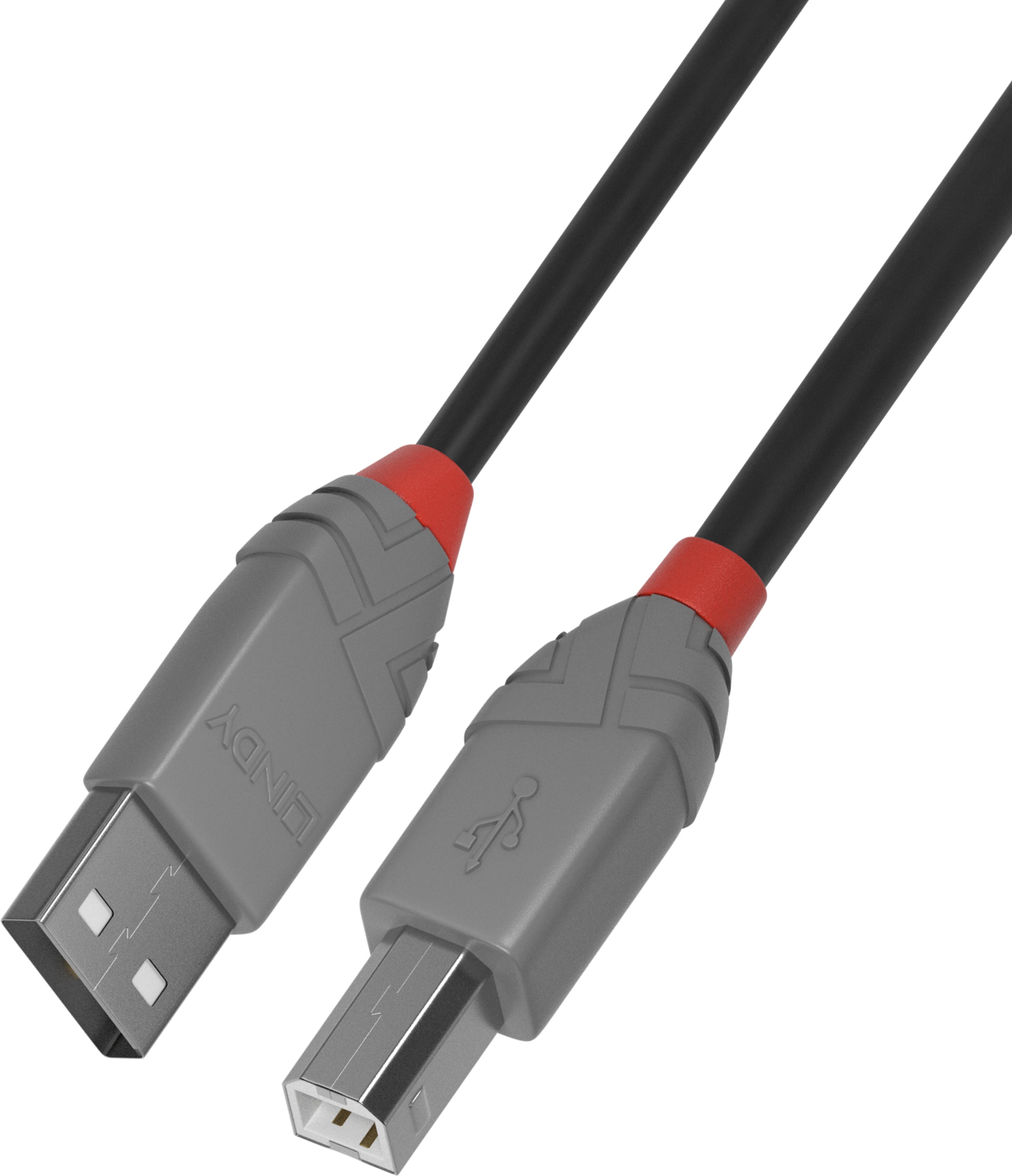 LINDY USB-A to USB-B Cable 0.5m