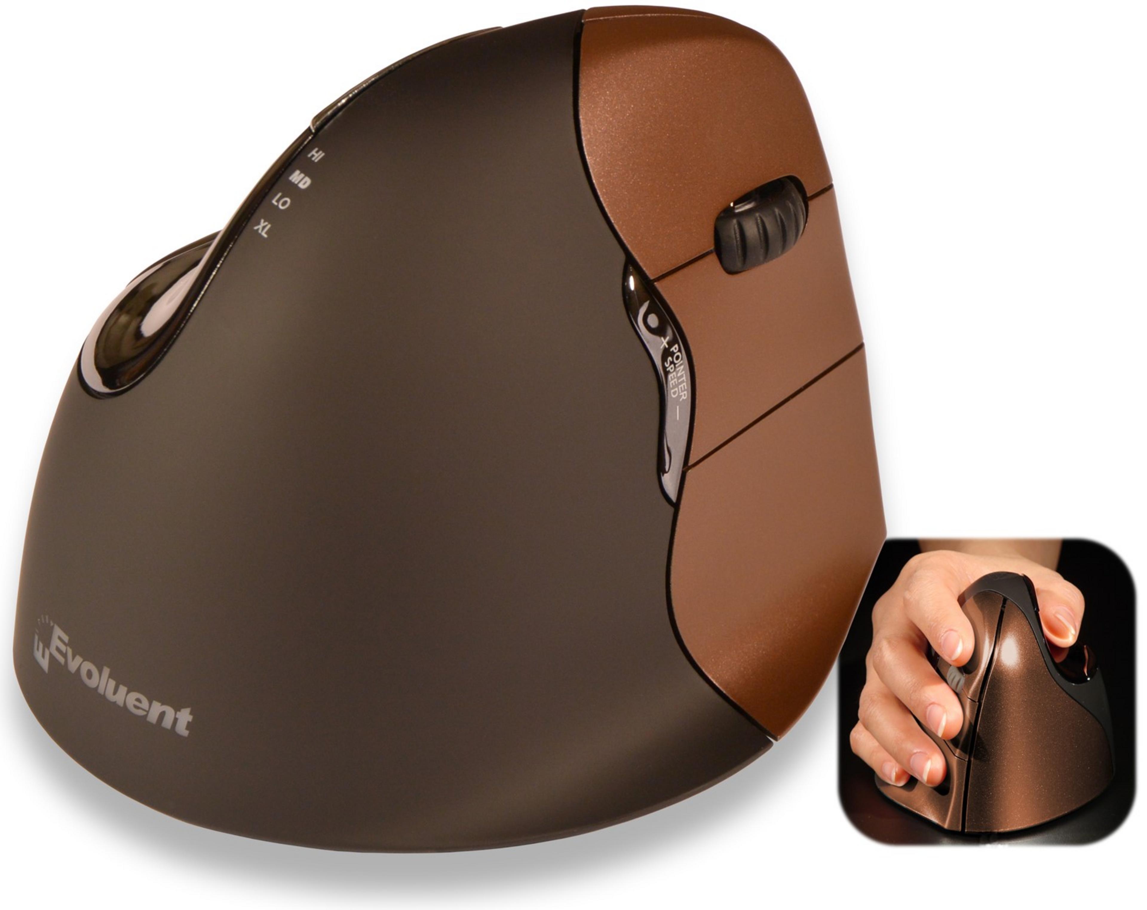 Bakker Evoluent 4 Vertikalmaus S rechts