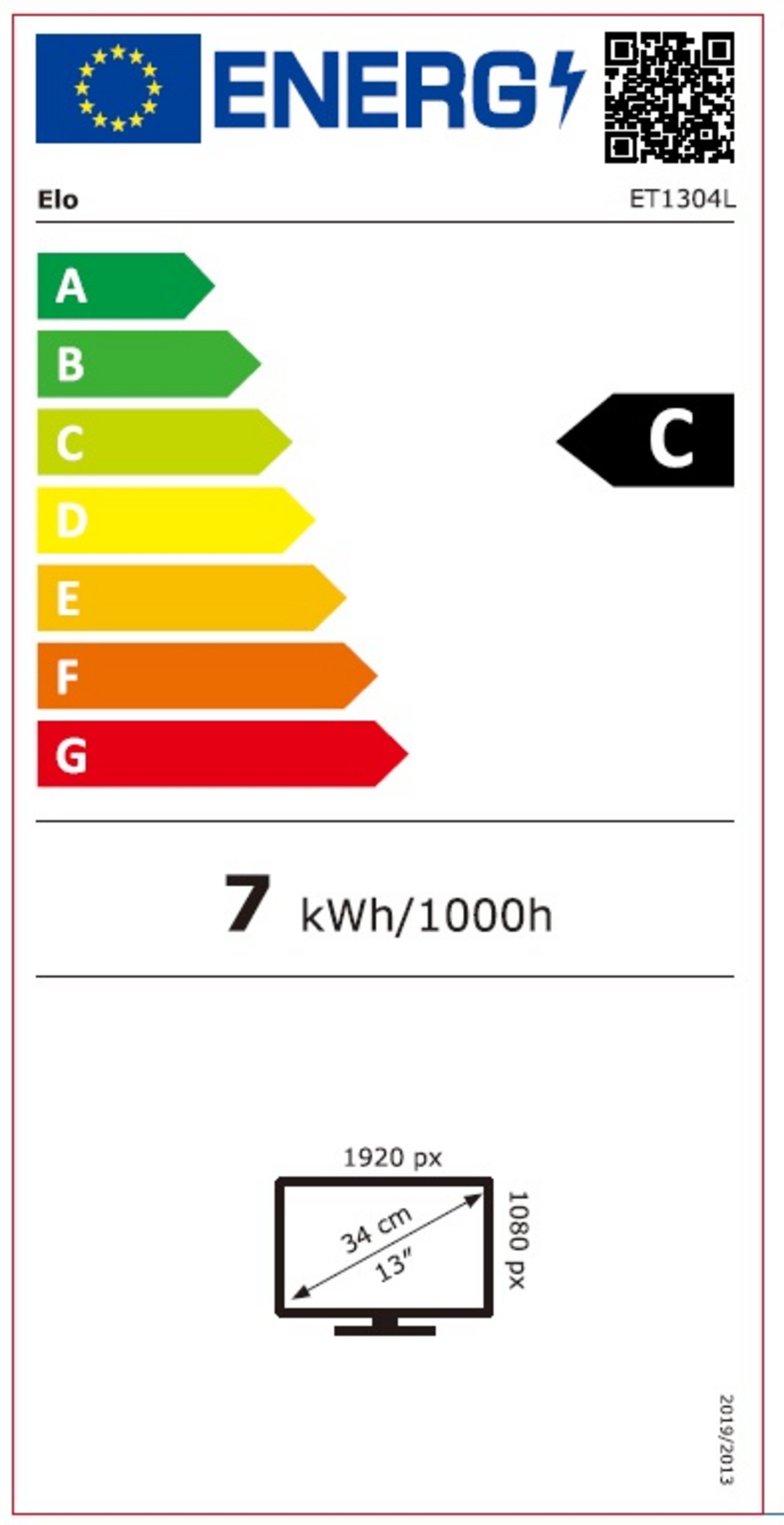 Elo 1304L PCAP Touch Display