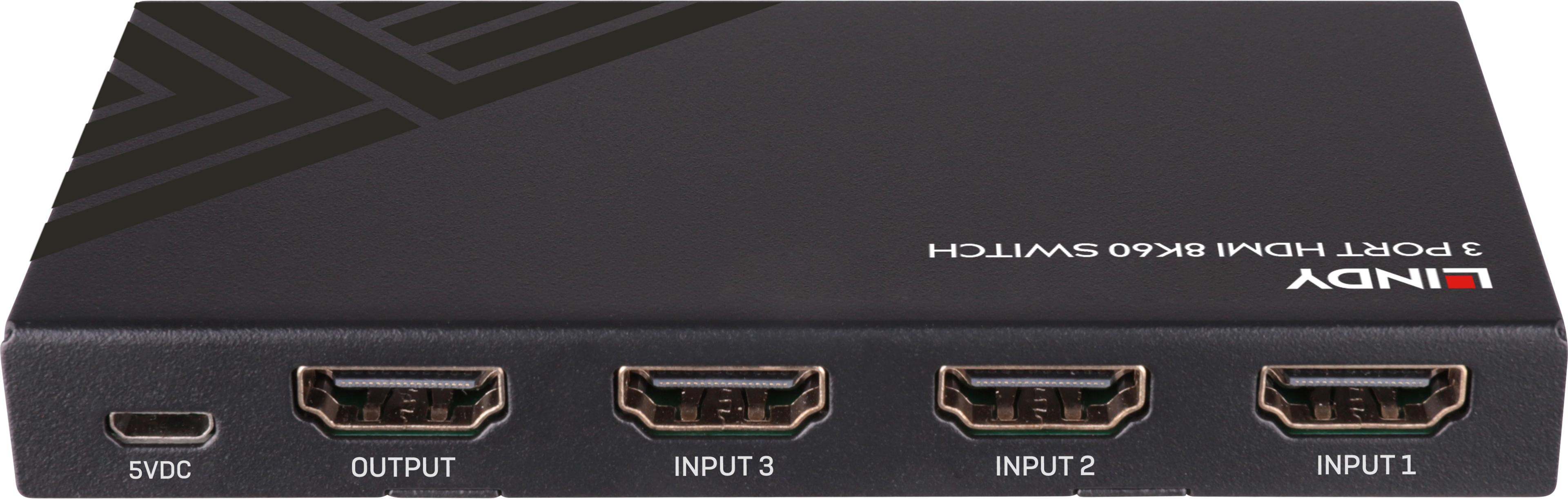 LINDY HDMI Selector 3:1 8K