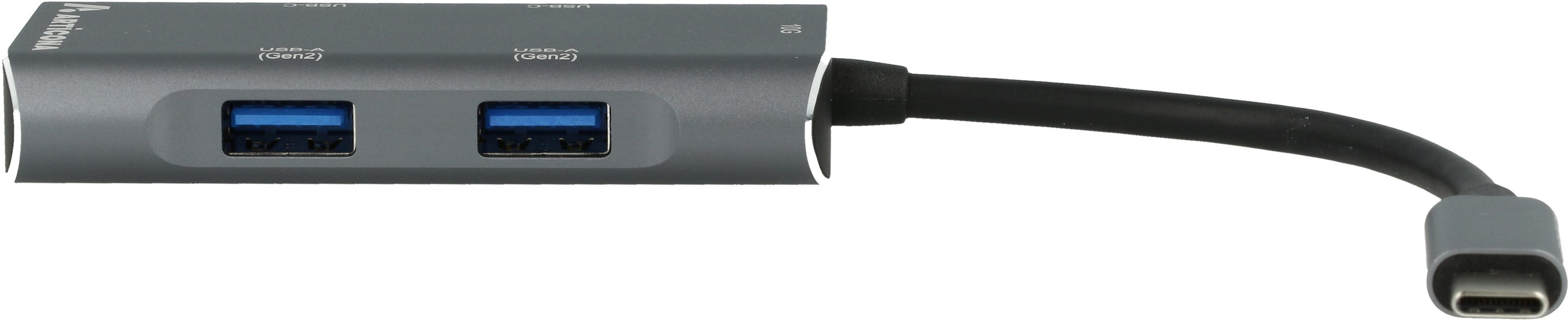 ARTICONA 4 portos USB-C 3.1 hub