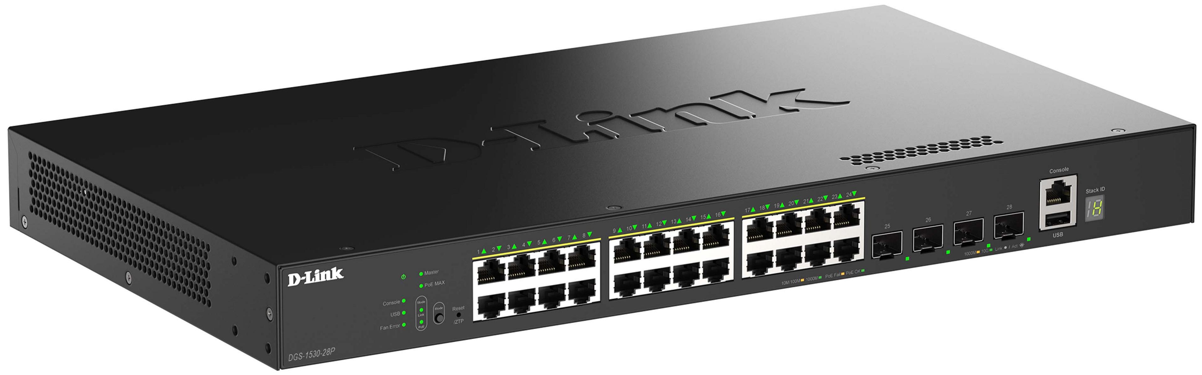 D-Link DGS-1530-28P/E 28-port PoE Switch