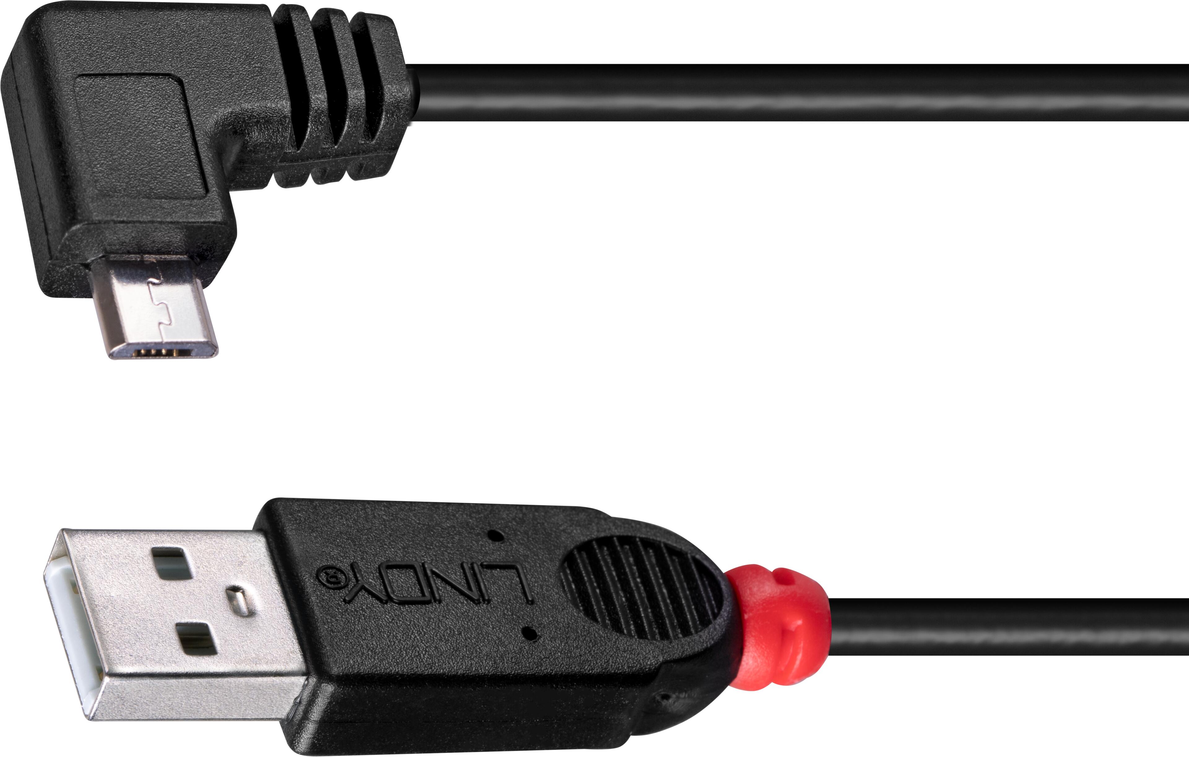 LINDY USB-A to Micro-B Cable 1m