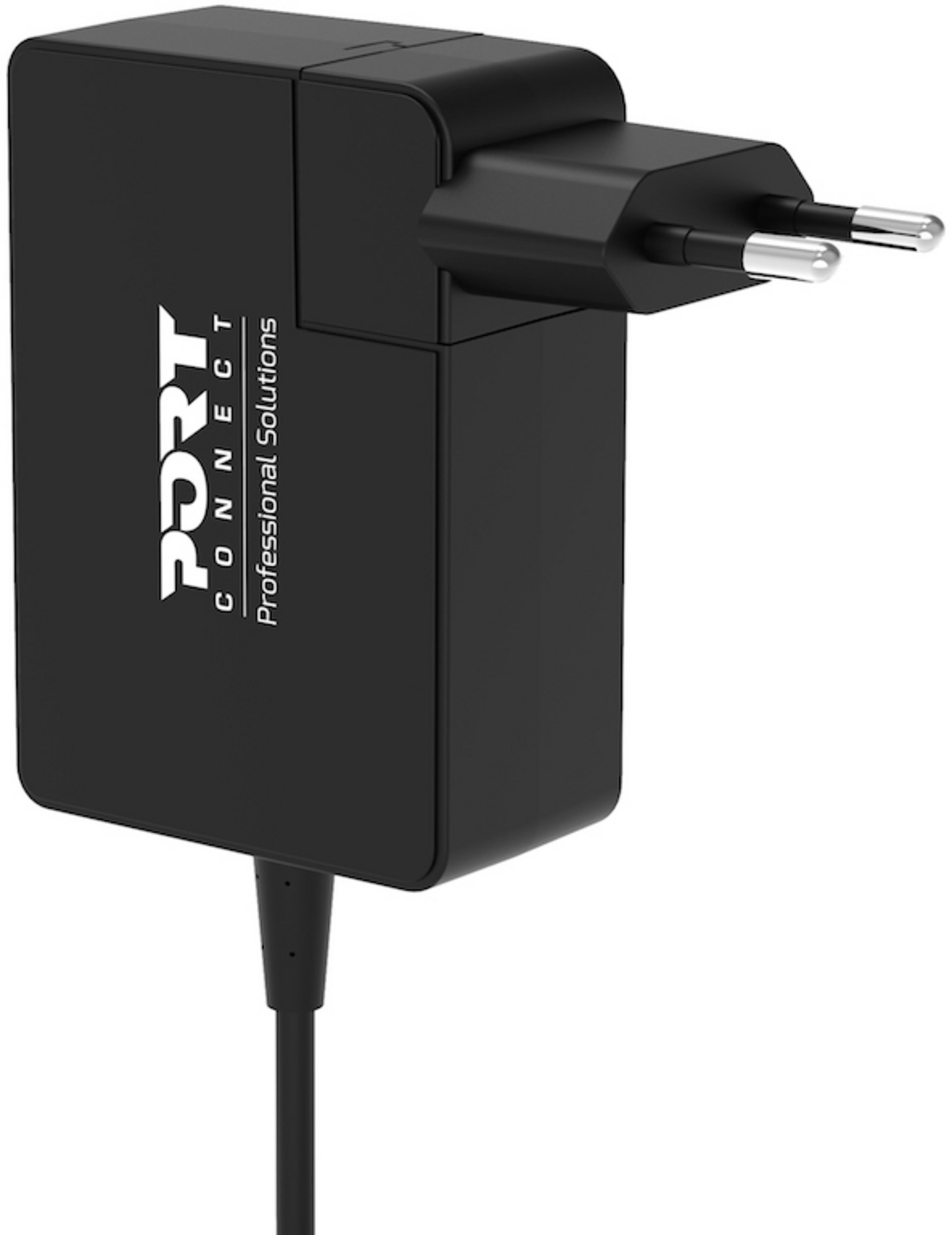 Port 100 W 2xUSB-C/USB-A GaN Ladeadapter