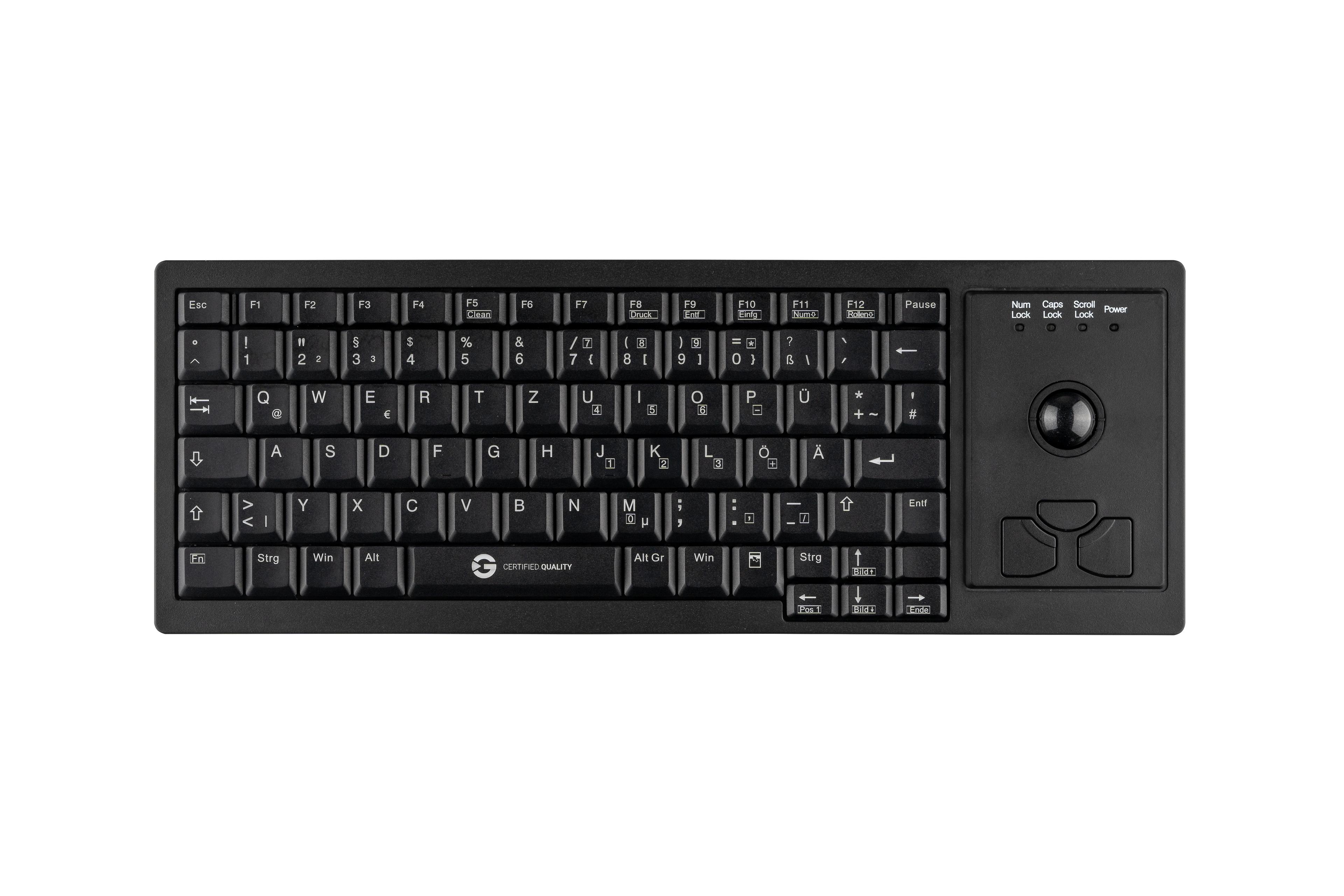 GETT GCQ CleanType XtraRoll Tastatur sw