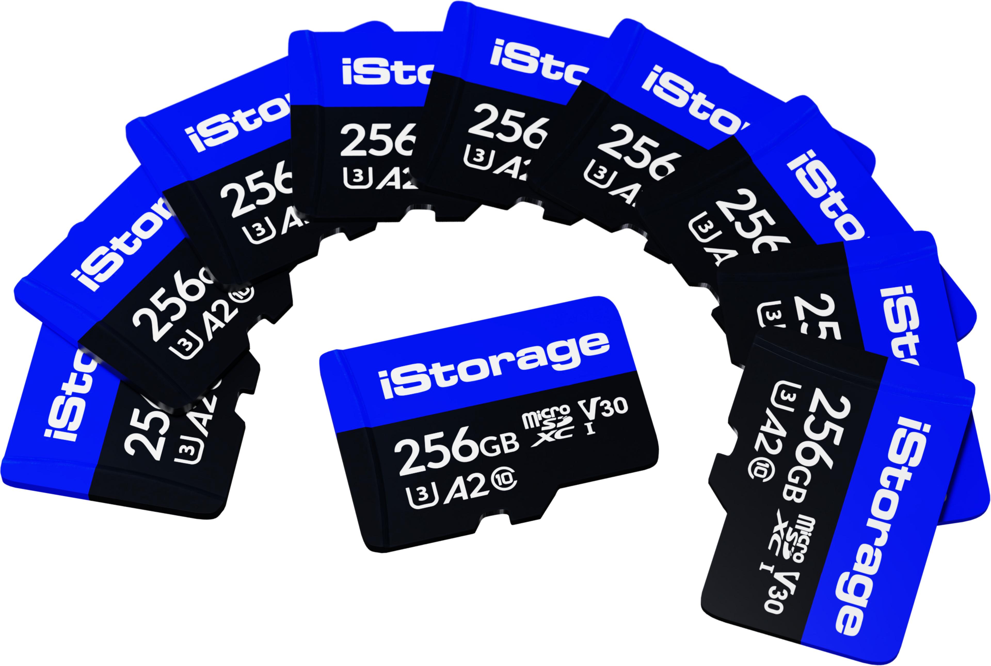 iStorage microSDXC Card 256GB 10-pack