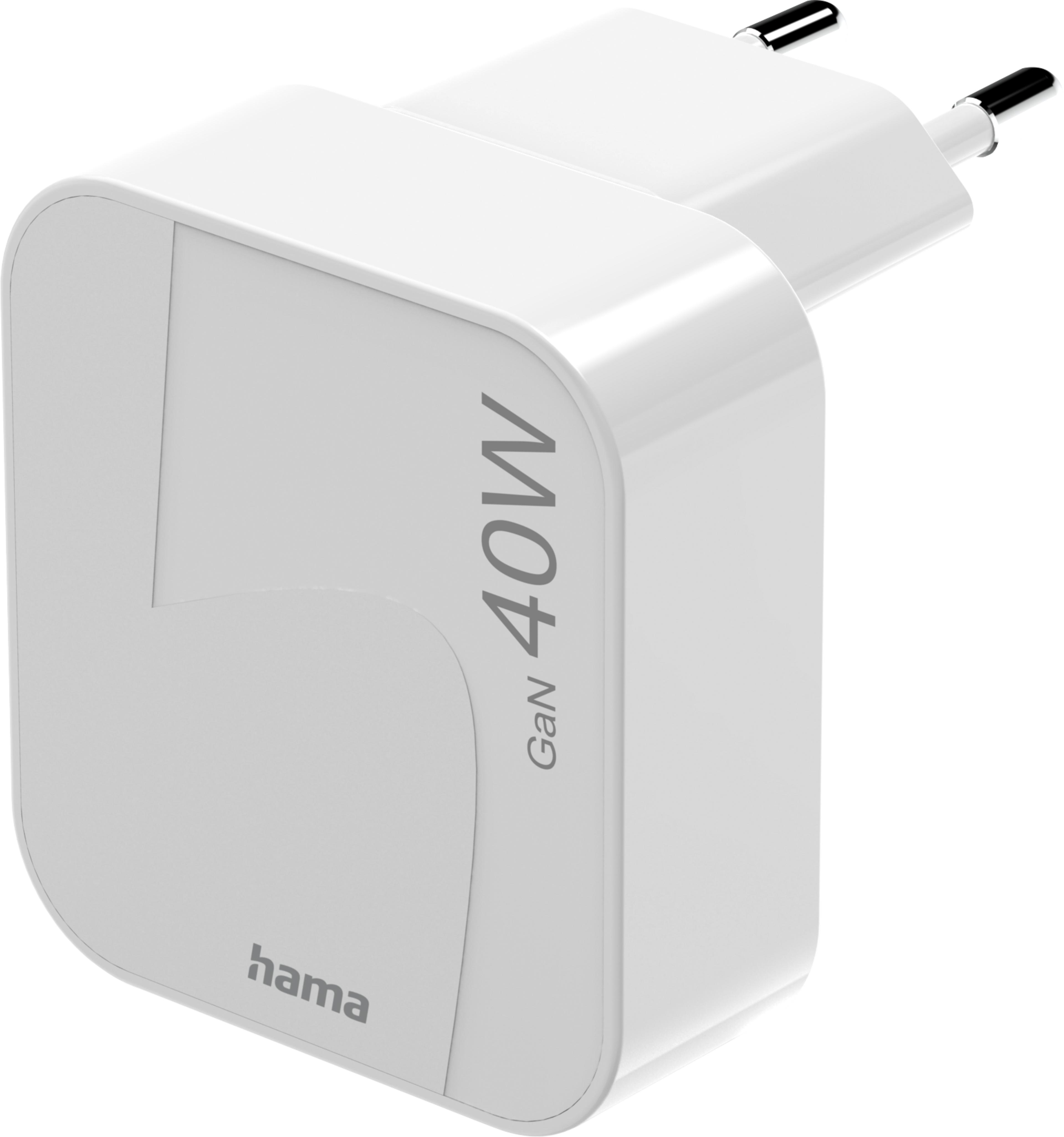 Hama 40W Dual USB-C GaN Charger