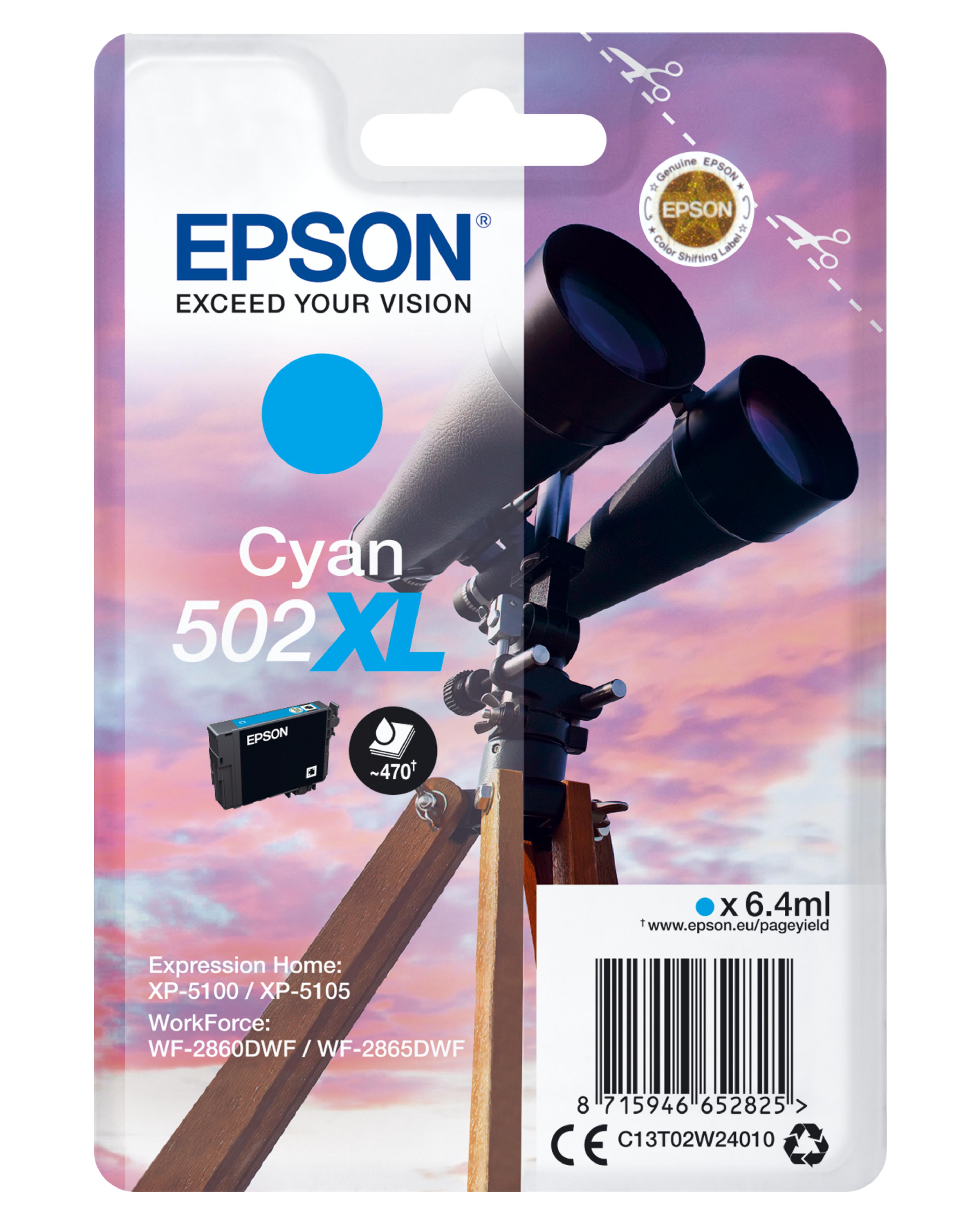Epson 502 XL Tinte cyan