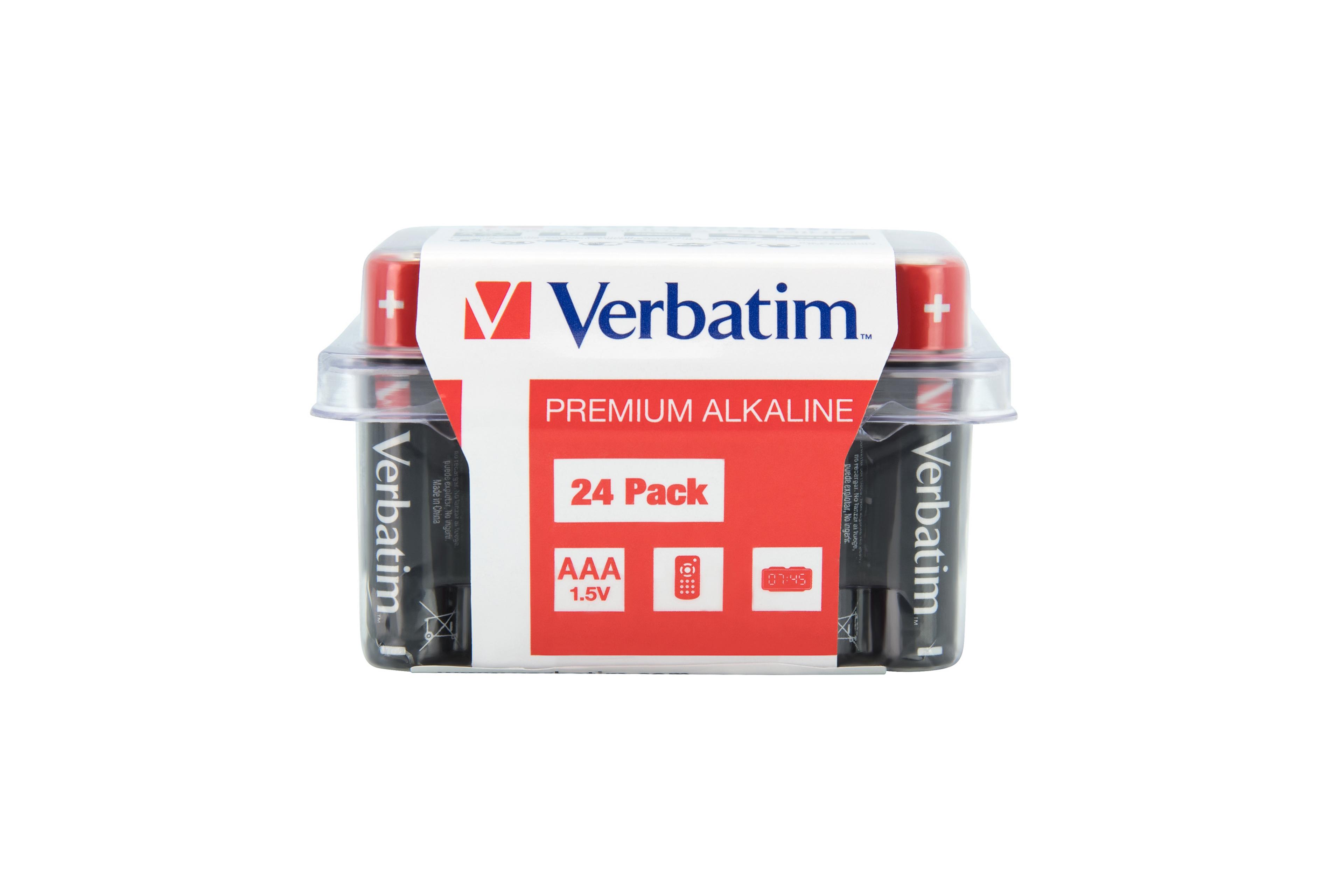 Verbatim LR03 Alkaline Batterie 24 St