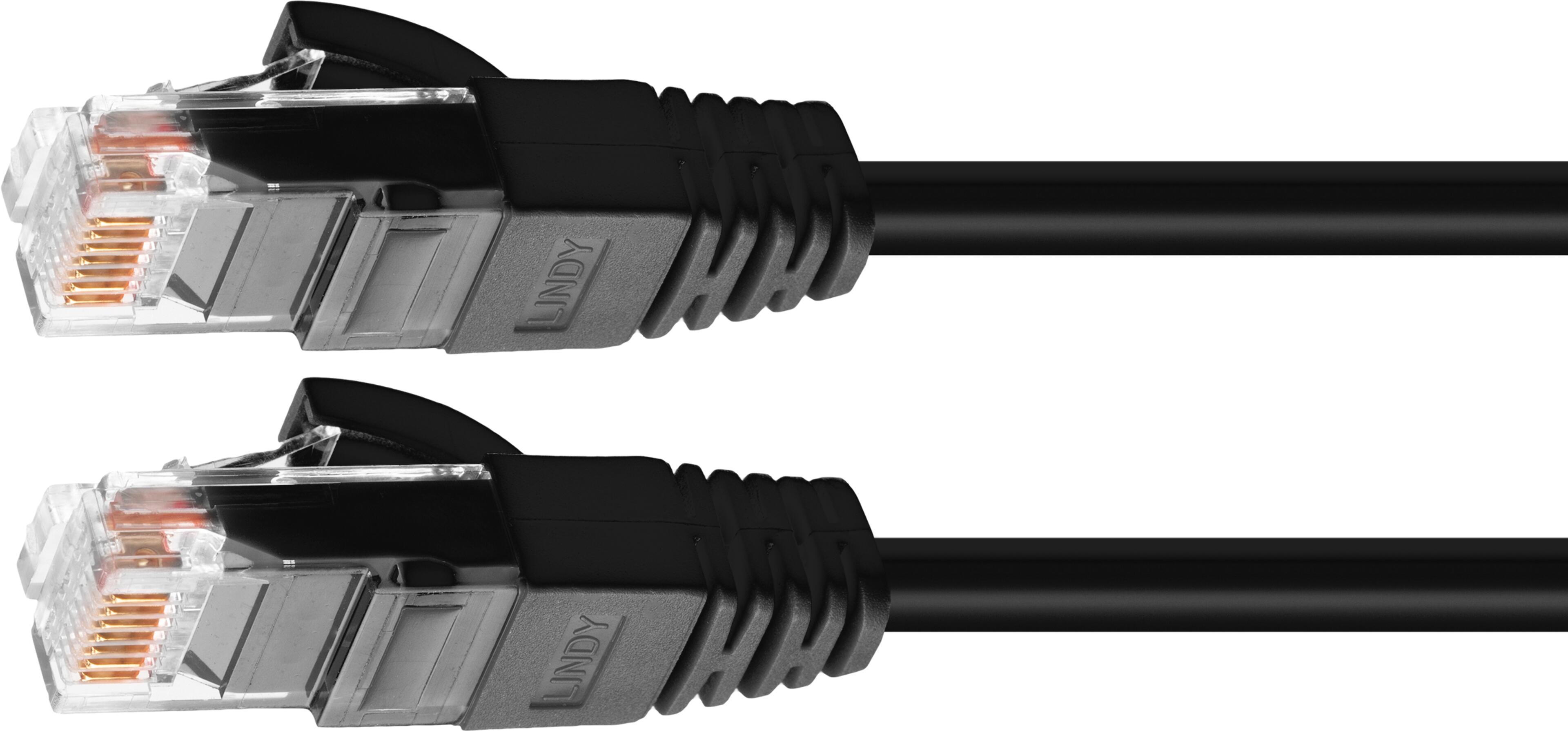 Patch Cable RJ45 U/UTP Cat6 10m Black