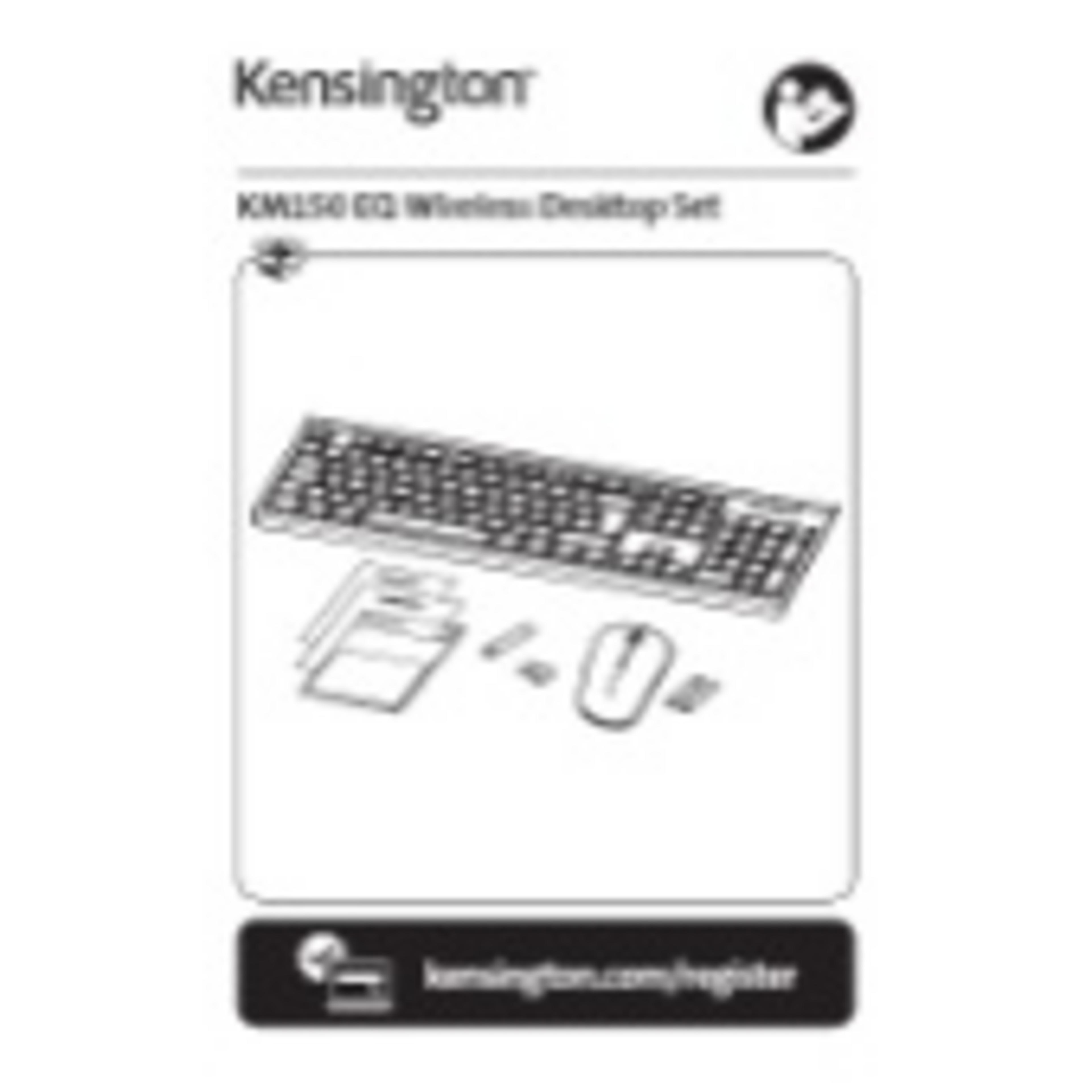 Kensington KM150 EQ Keyboard + Mouse Set