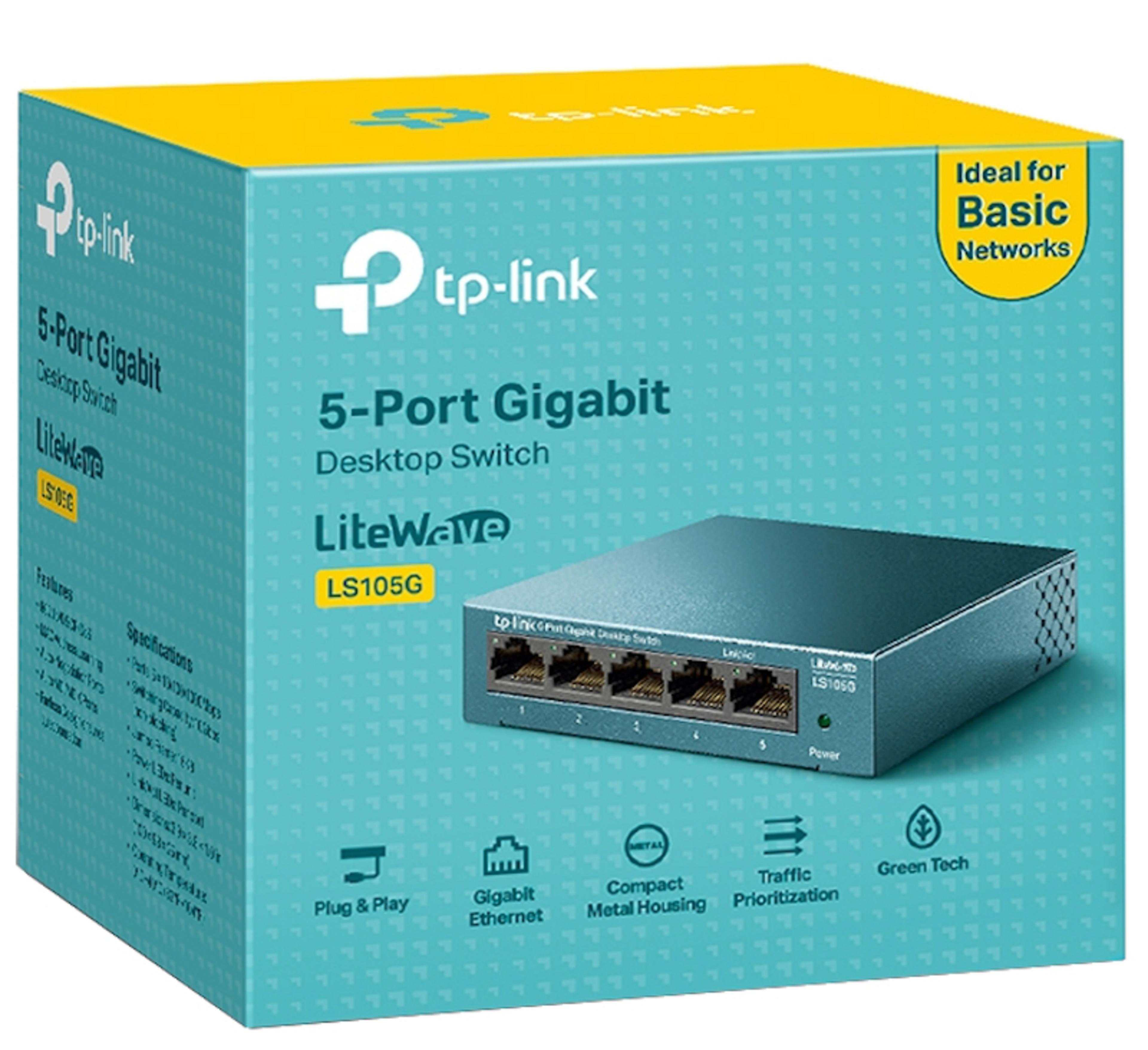 TP-LINK LS105G 5-port Desktop Switch