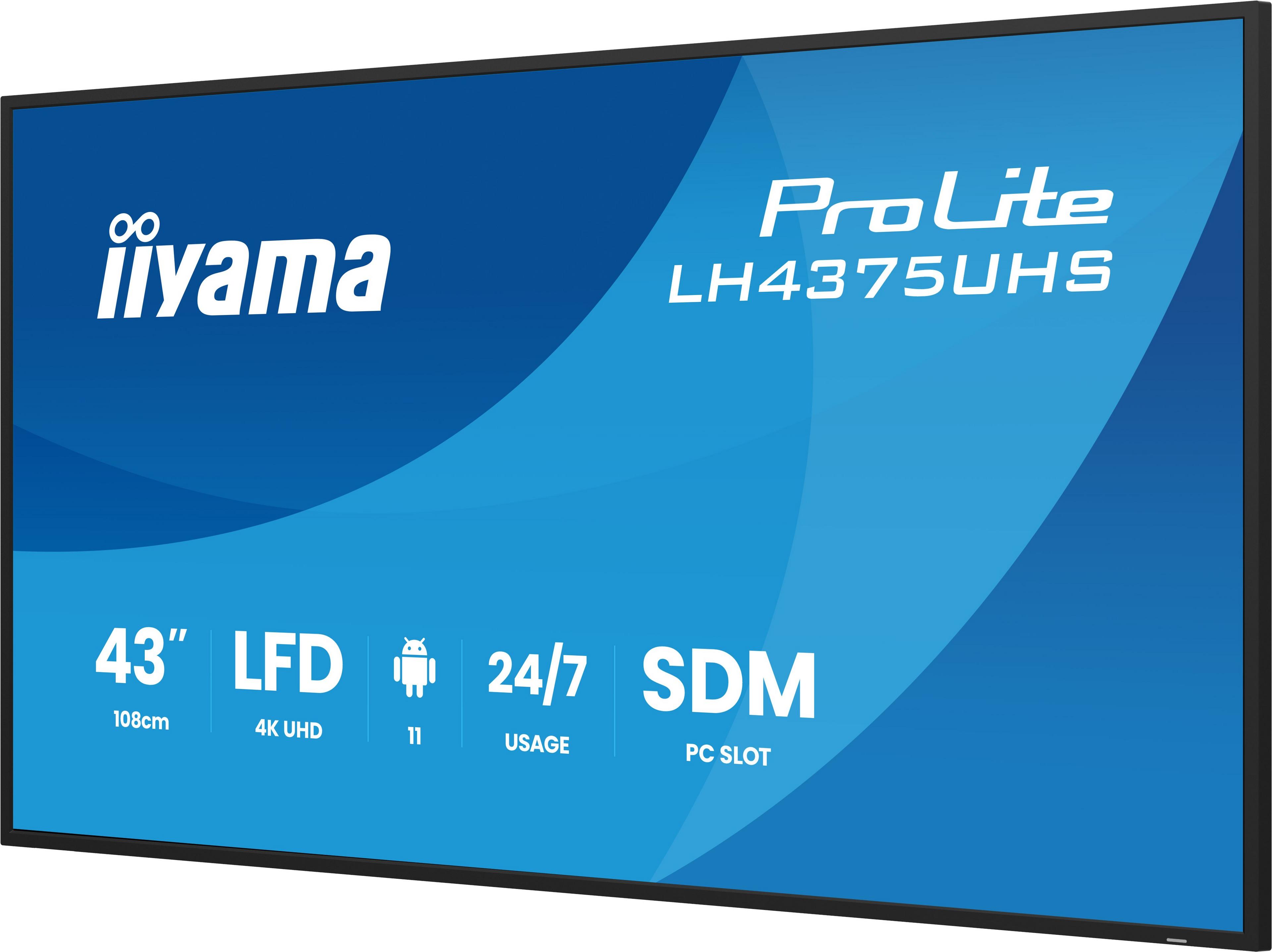 iiyama ProLite LH4375UHS-B2AG Display
