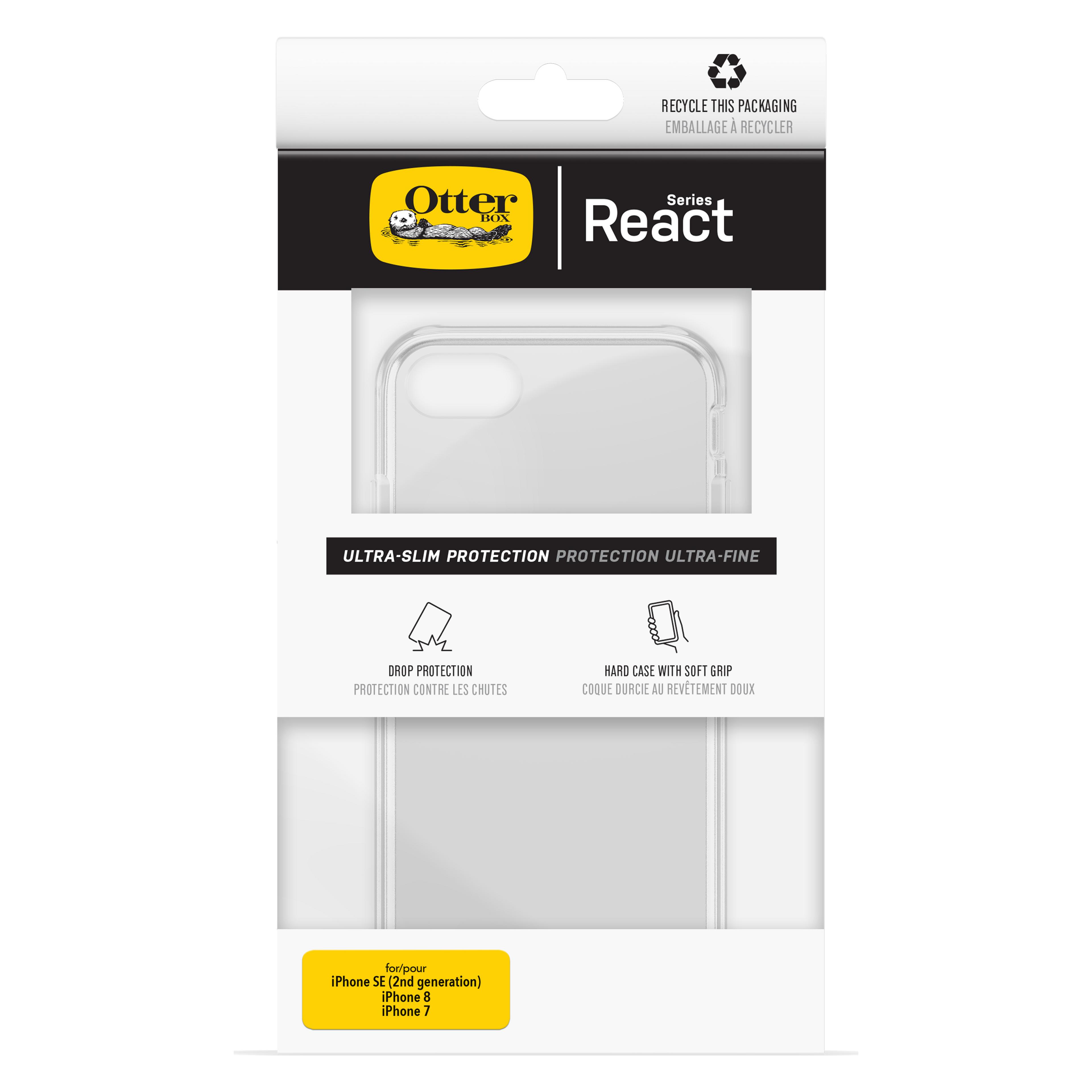 OtterBox React iP 7/8/SE20/22 Case Clear