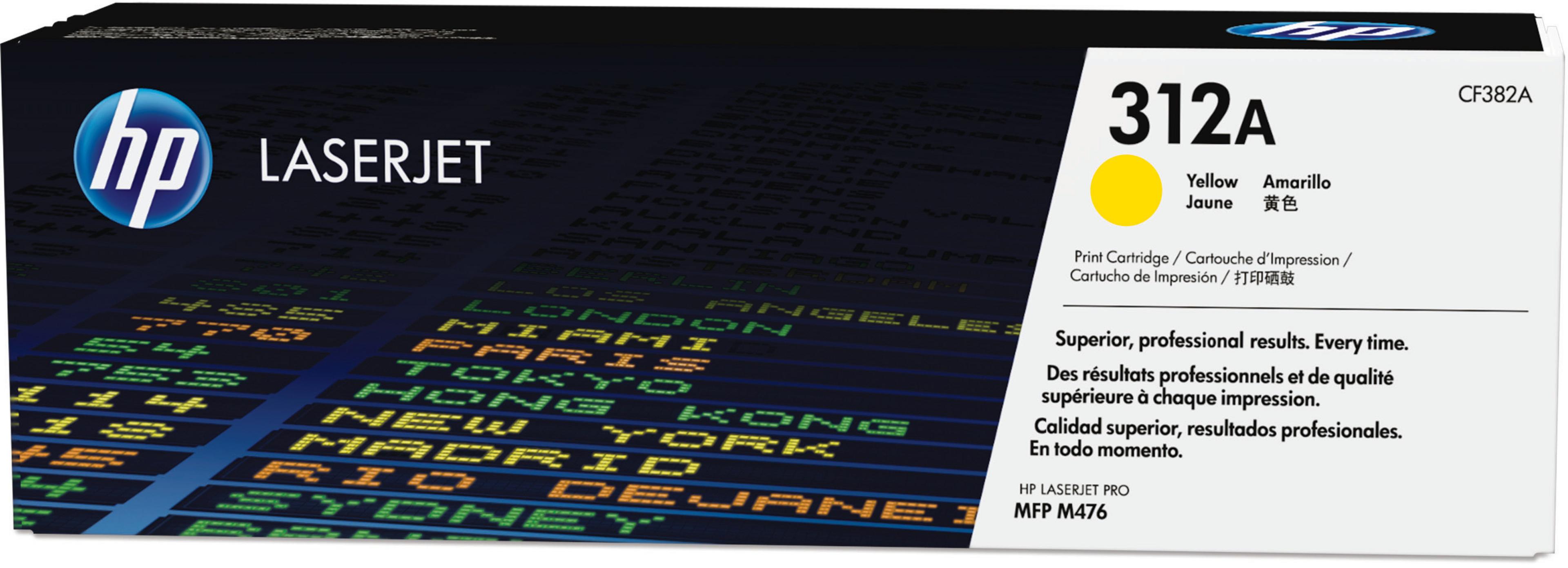 Toner HP 312A, jaune