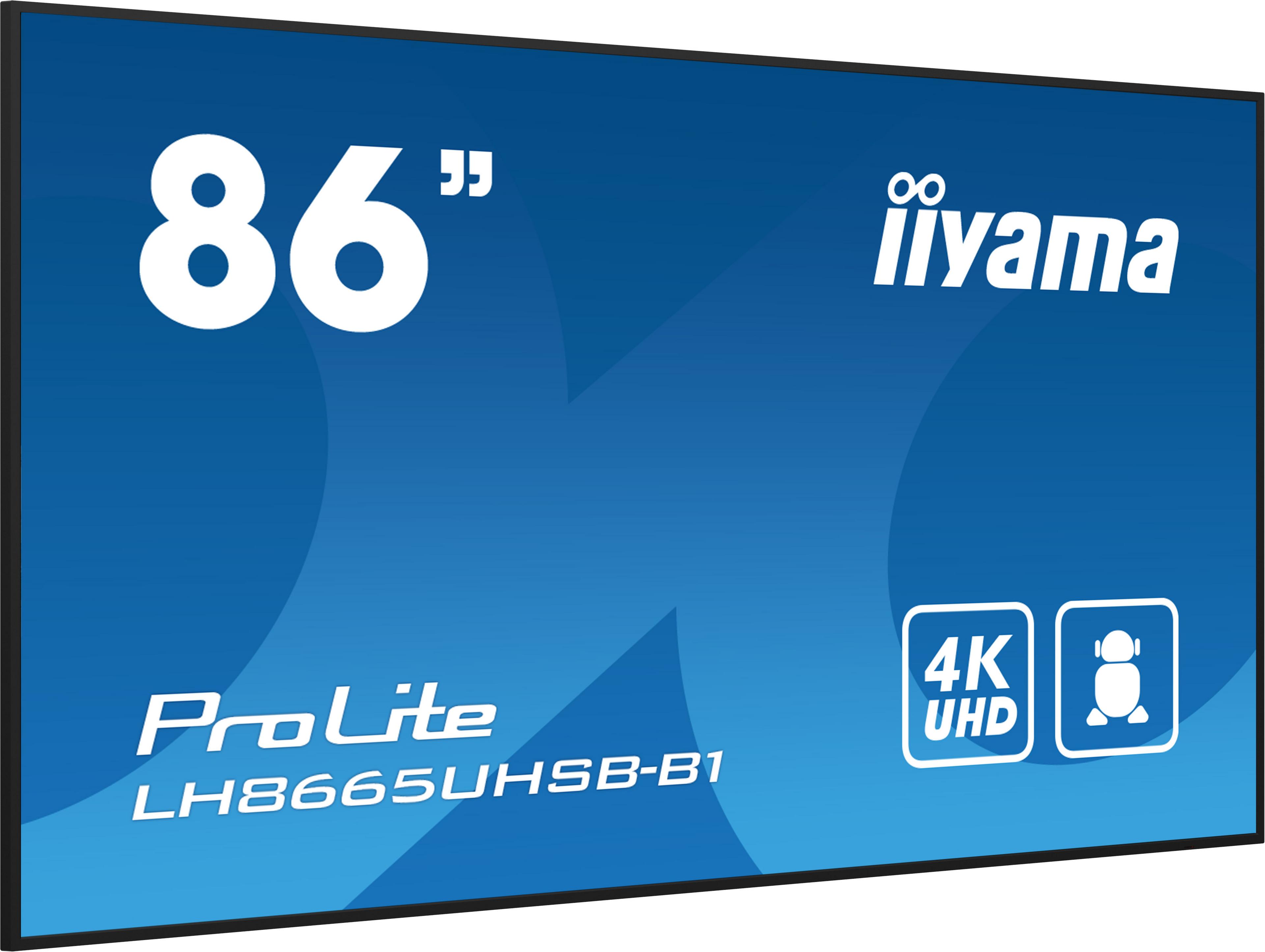 iiyama ProLite LH8665UHSB-B1 Display