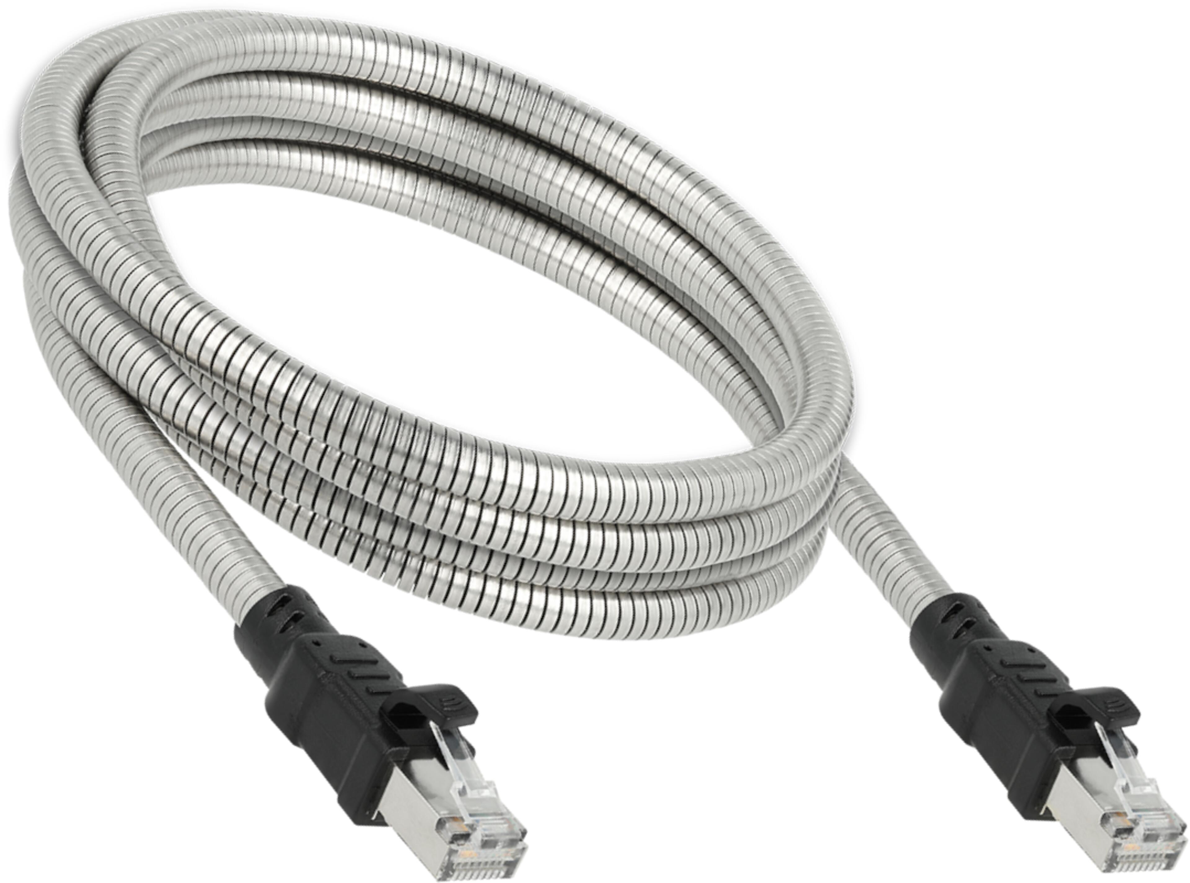 Patch Cable RJ45 U/FTP Cat6a 5m Silver
