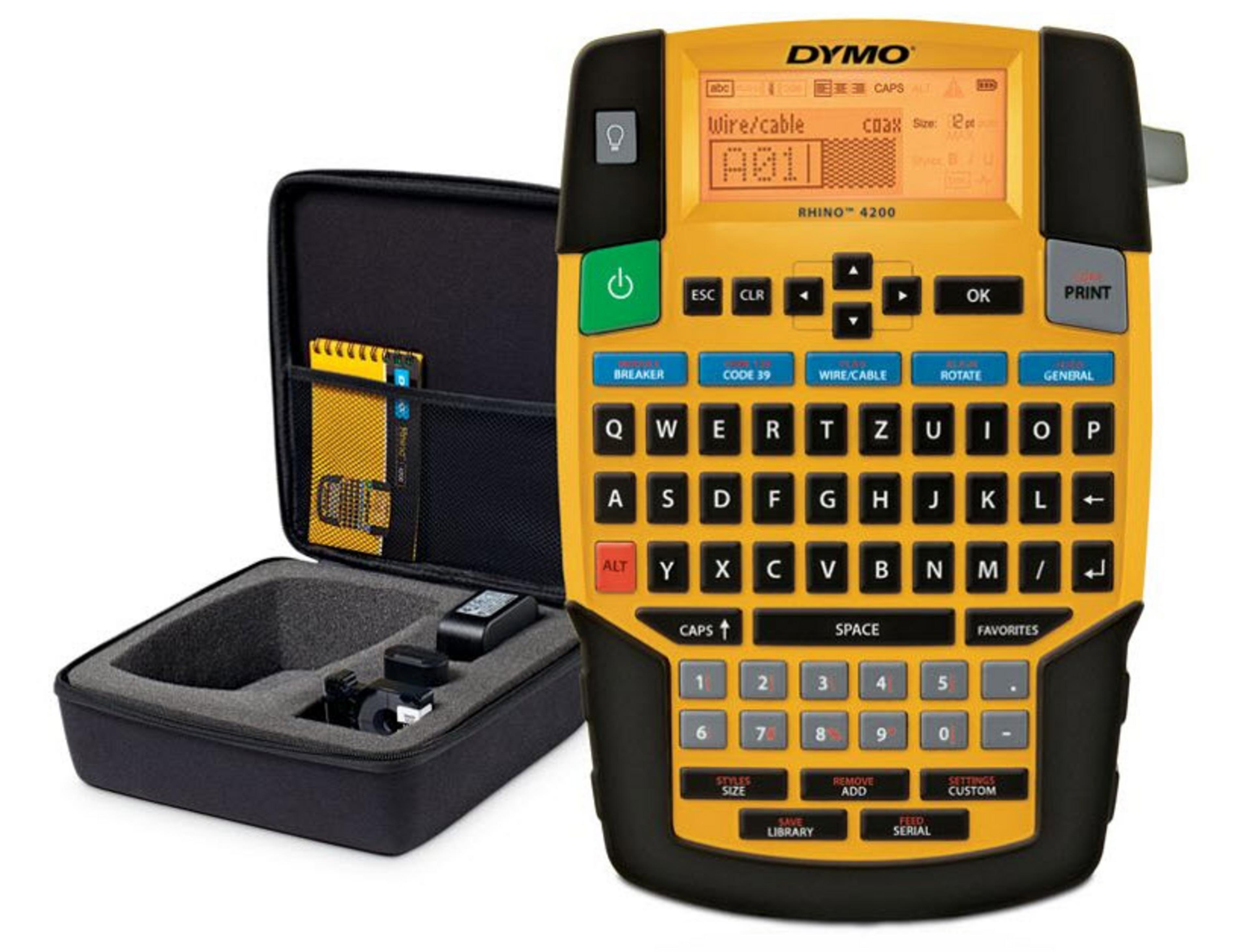 DYMO Rhino 4200 Label Printer Kit + Case