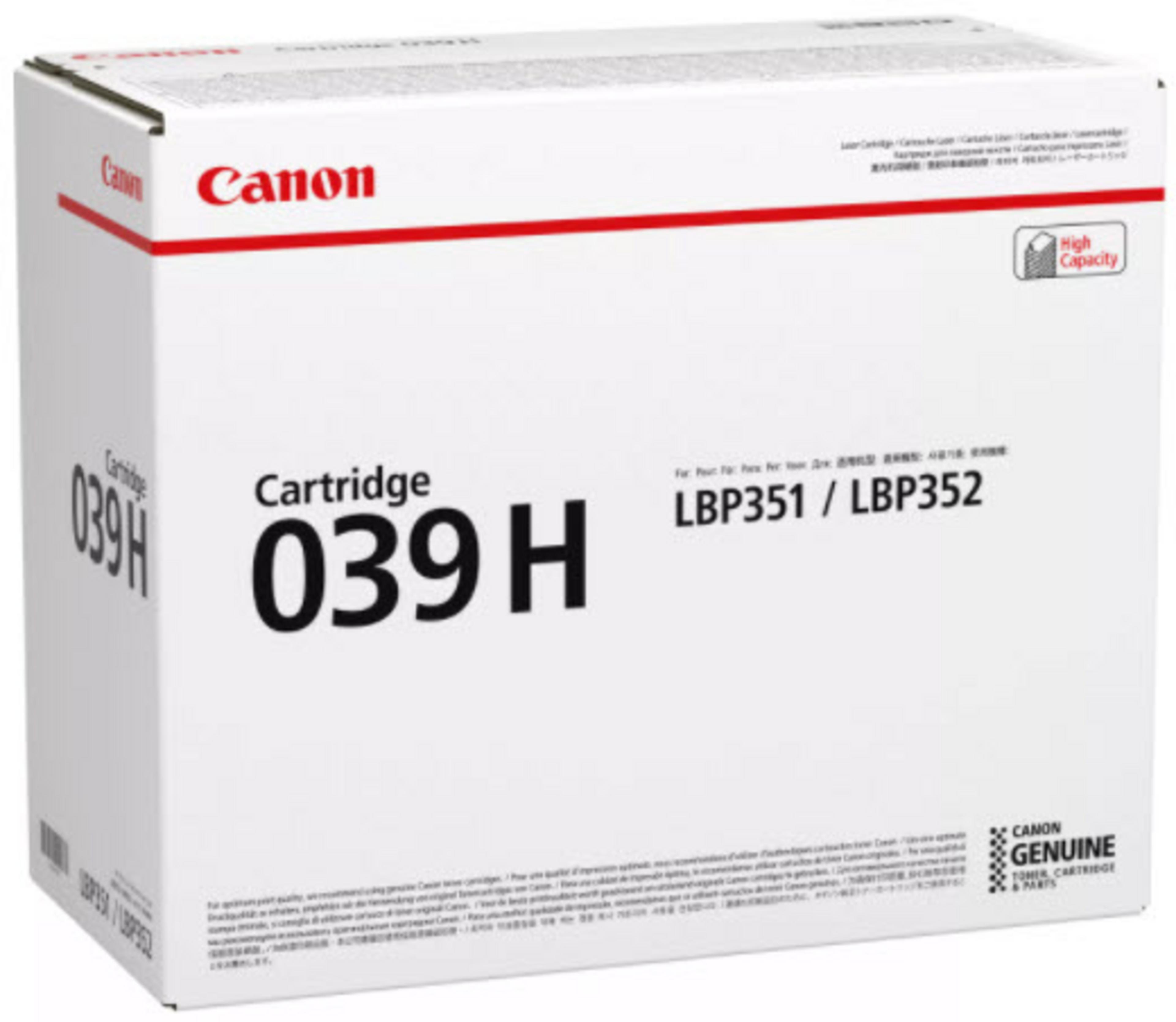 Canon 039H Toner Black