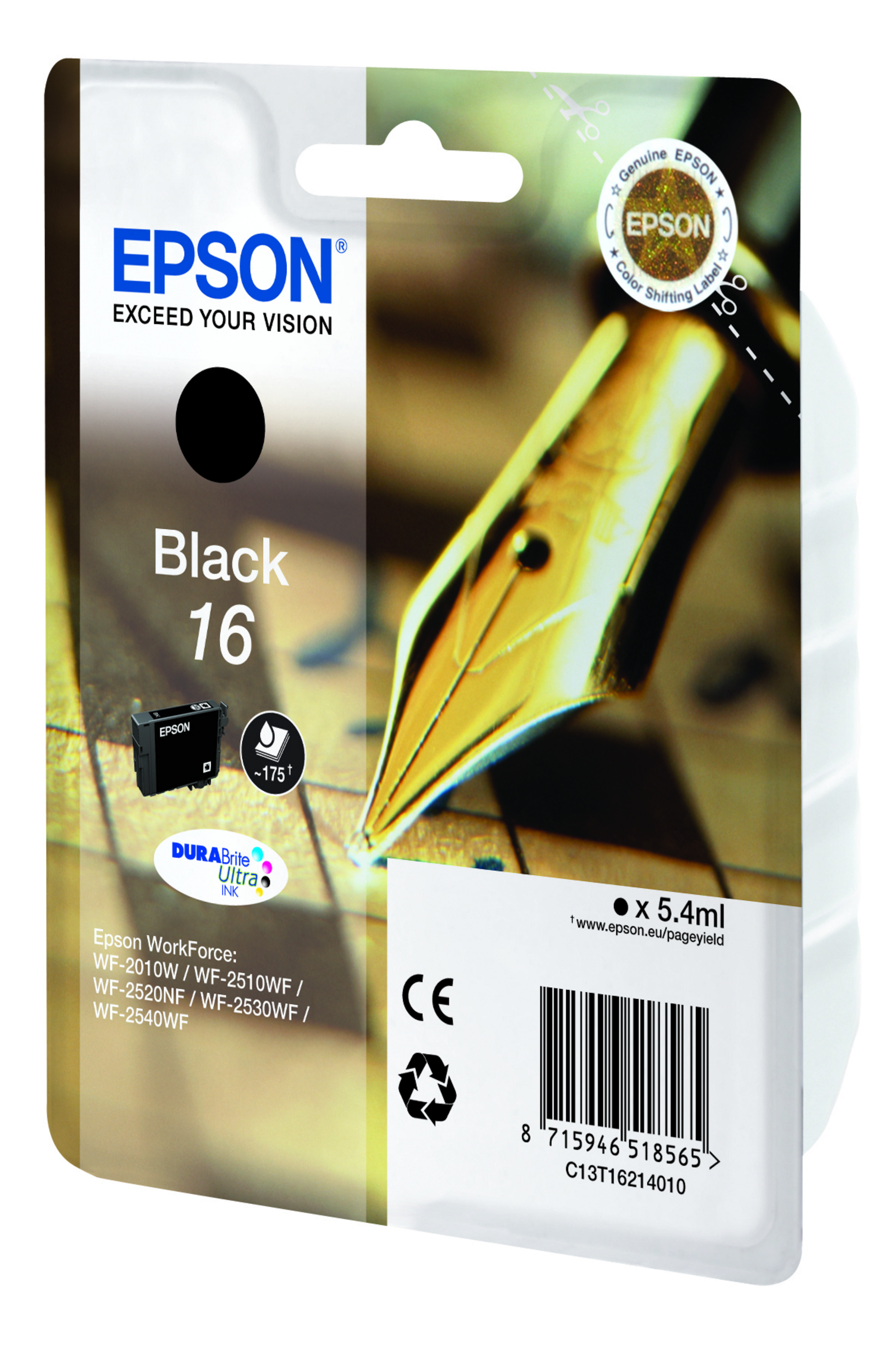 Epson 16 Ink Black