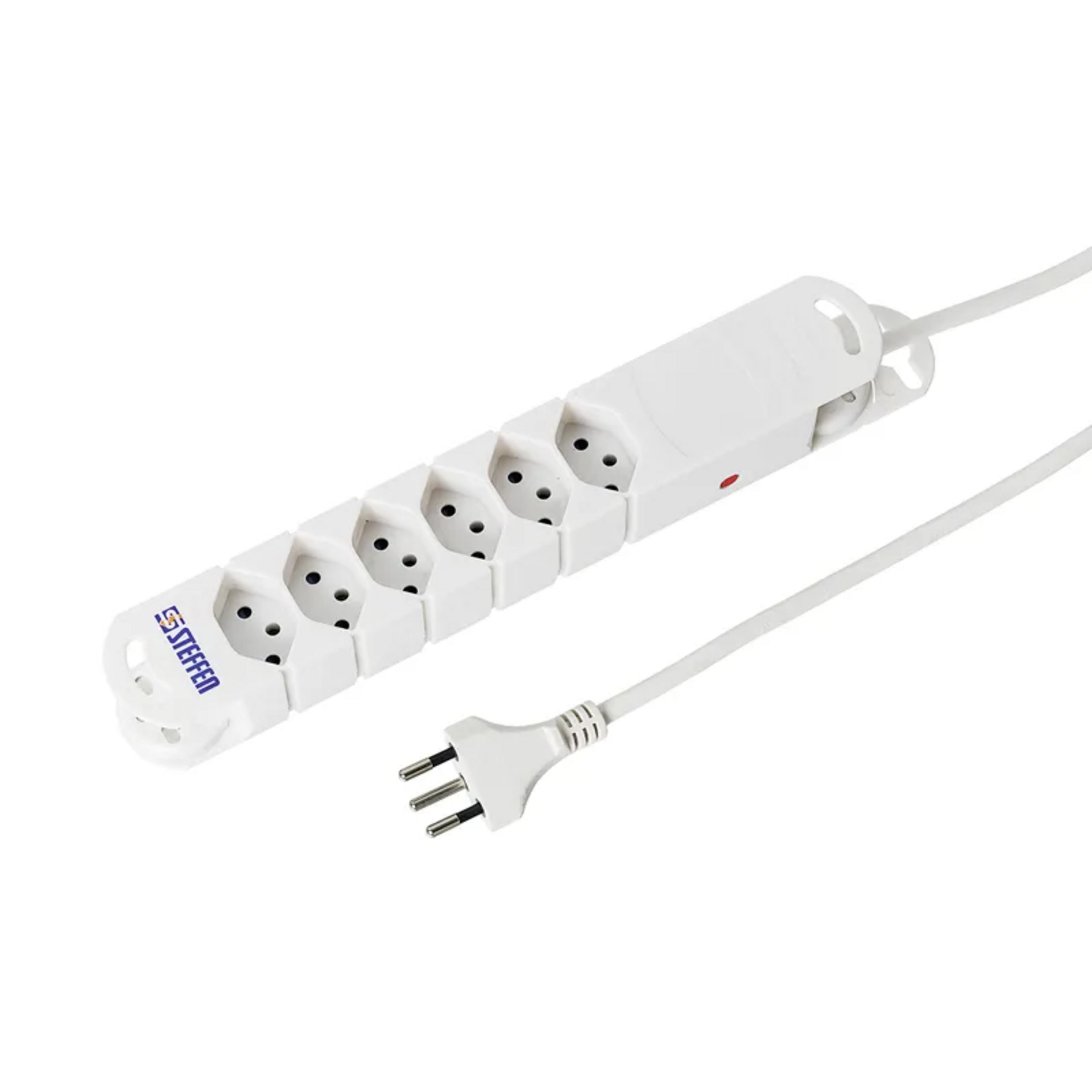 STEFFEN Steckdosenleiste 6xT13