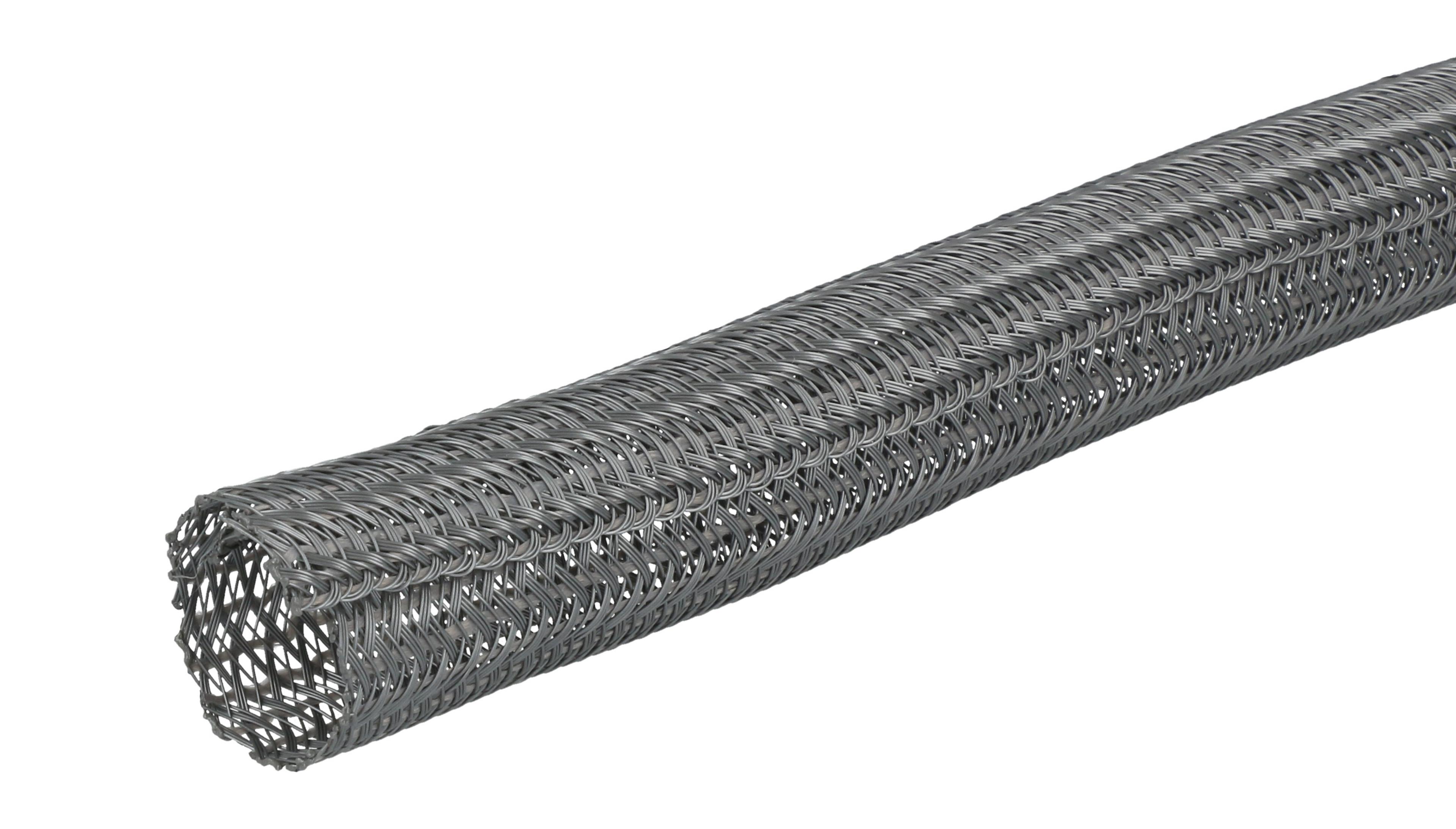 Gewebeschlauch D=25 mm 10 m grau