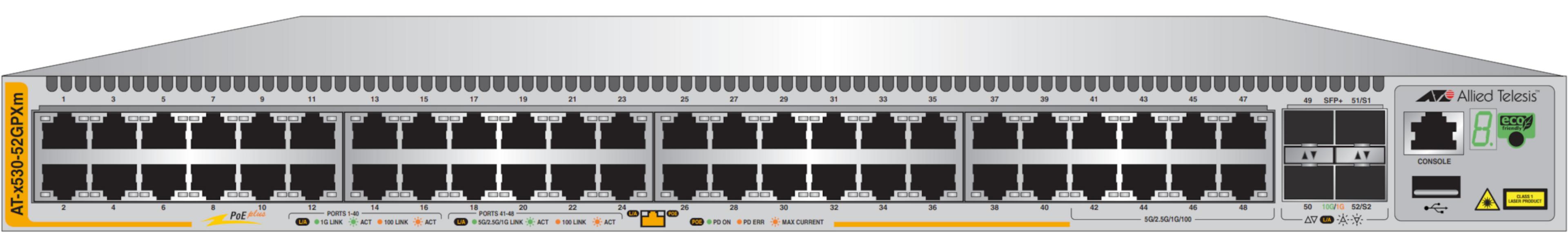 Allied Telesis AT-x530-52GPXm PoE Switch