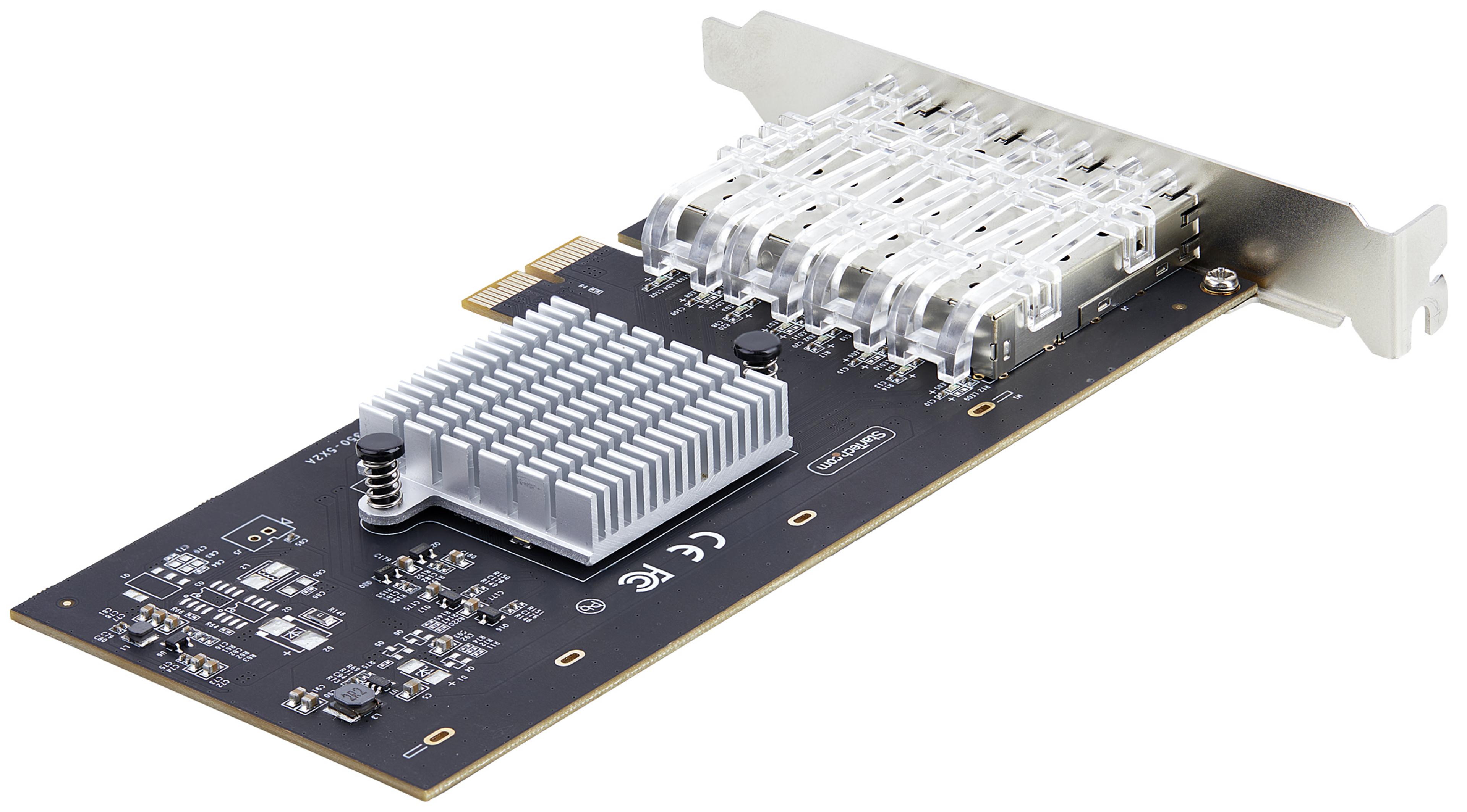 Carte réseau StarTech 4 ports SFP PCIe