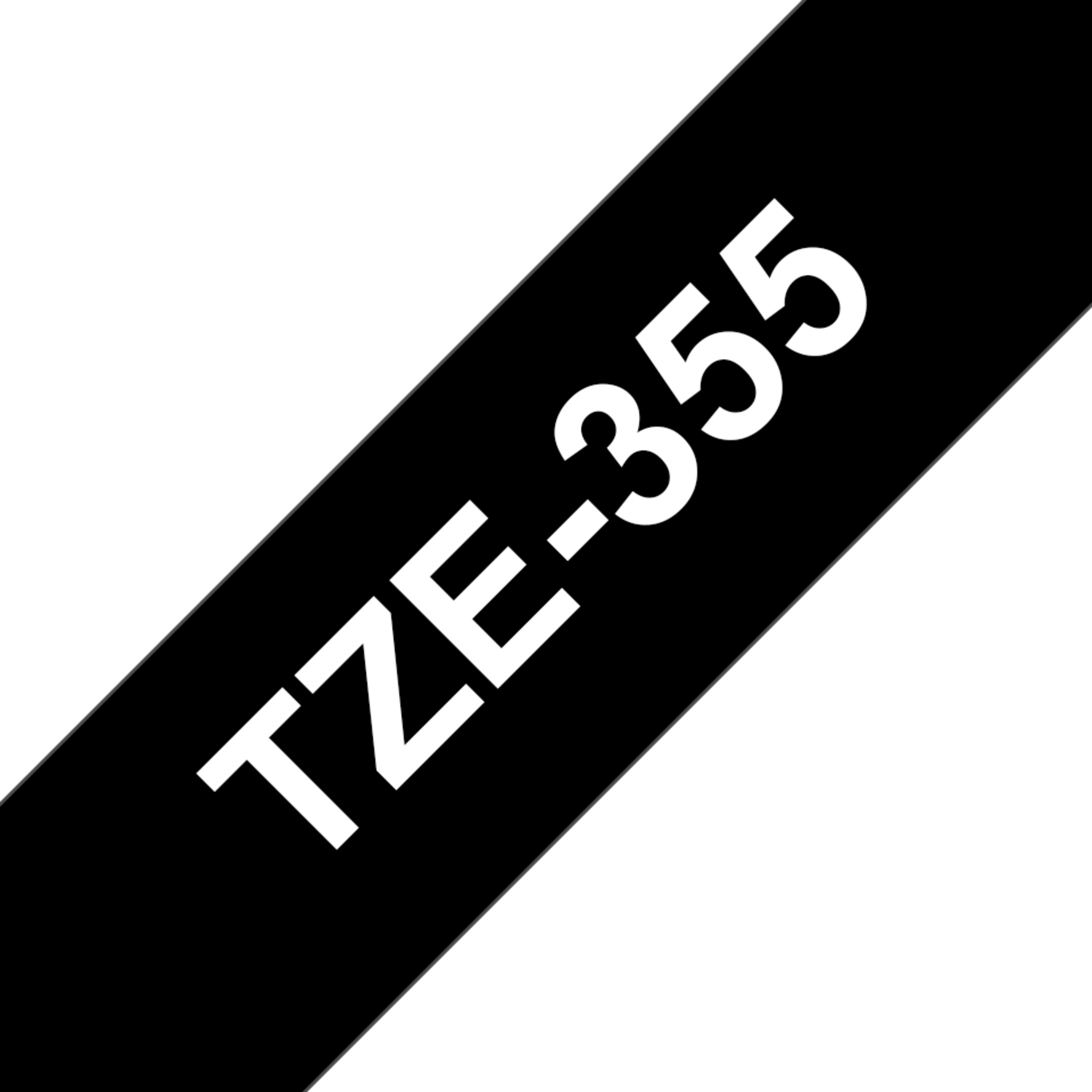 Brother TZe-355 24mmx8 Label Tape Black