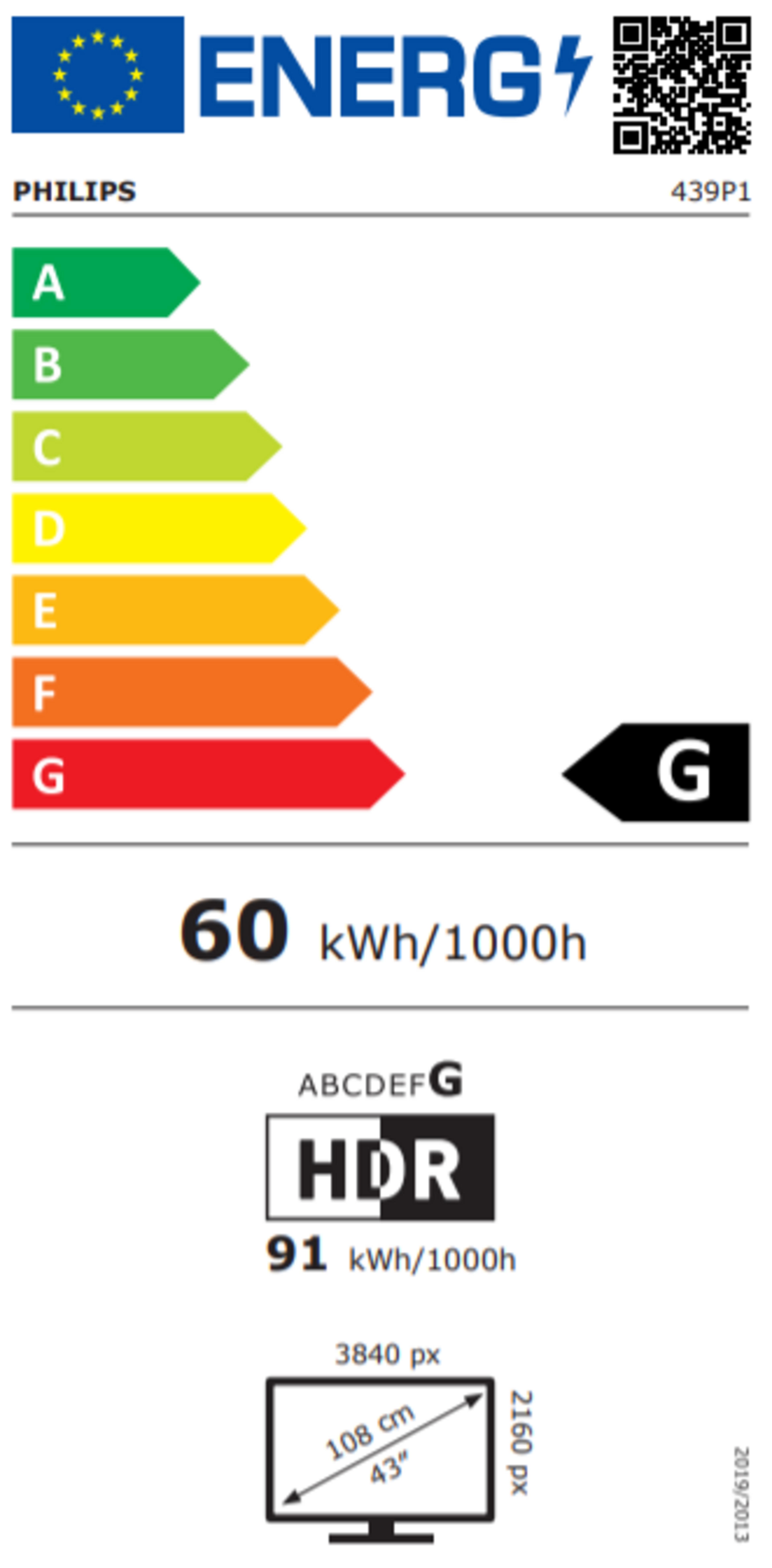 Écran Philips 439P1
