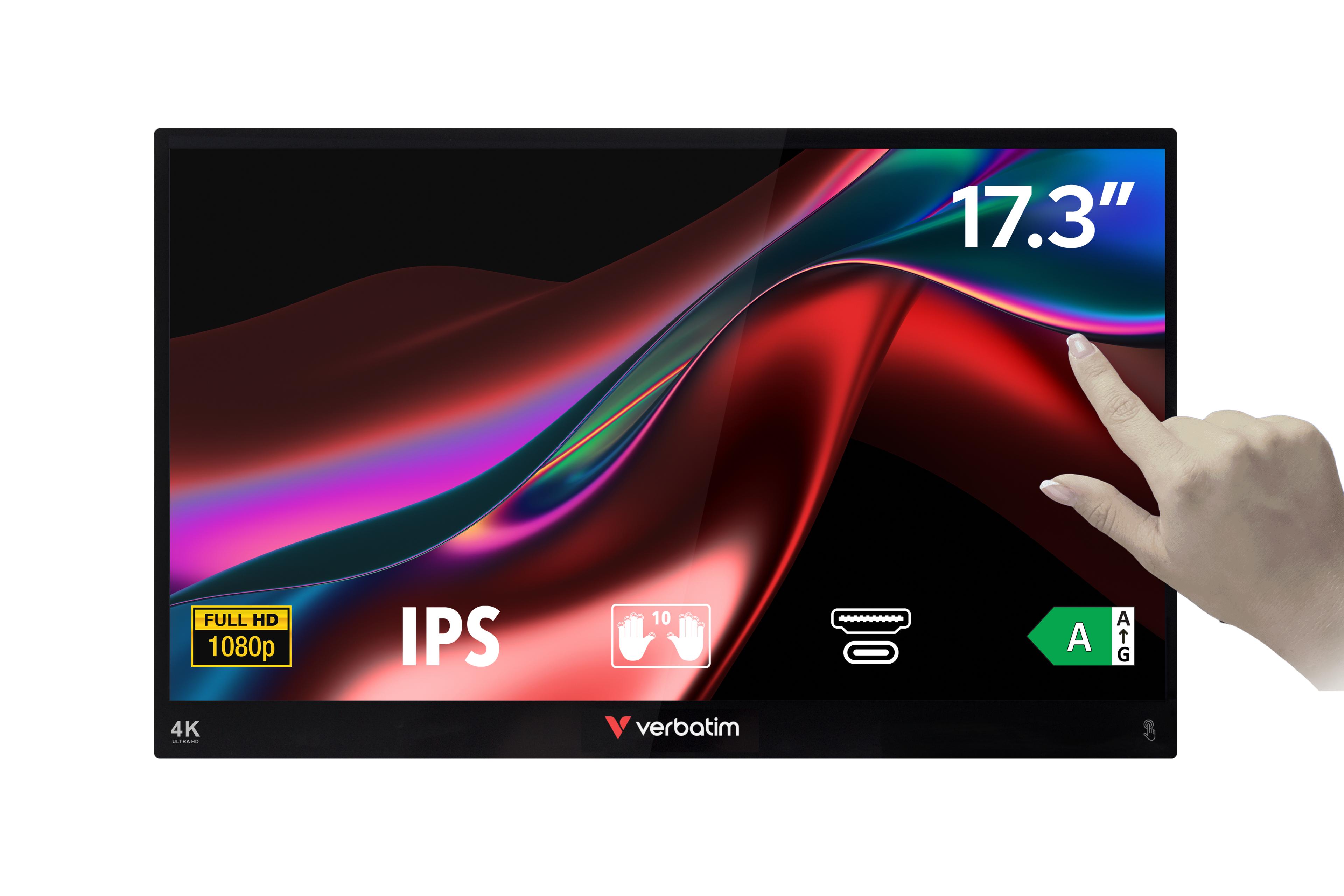 Verbatim PMT-17-4K tragbarer Touchscreen