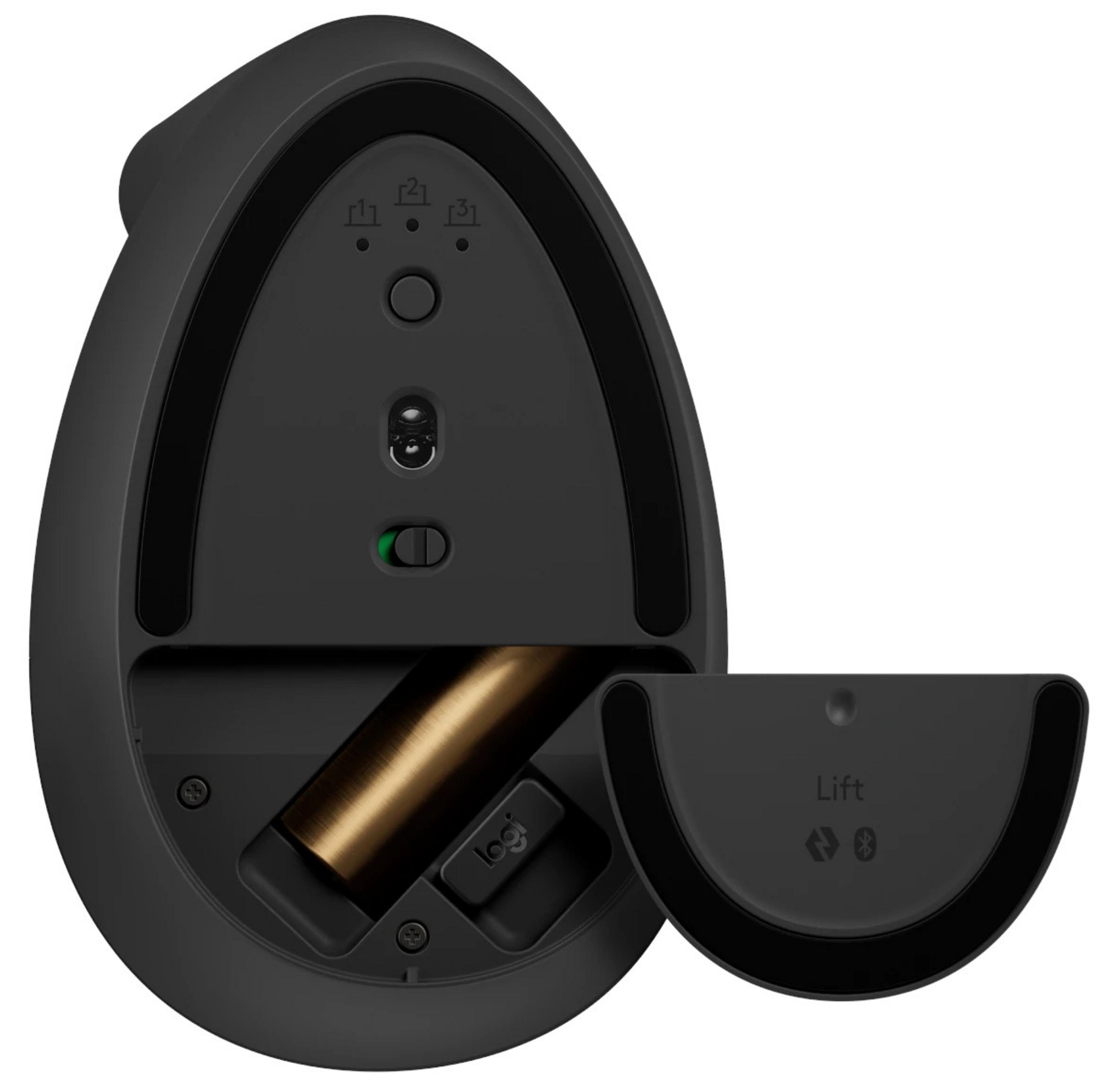 Logitech LIFT Maus graphit links f.B.