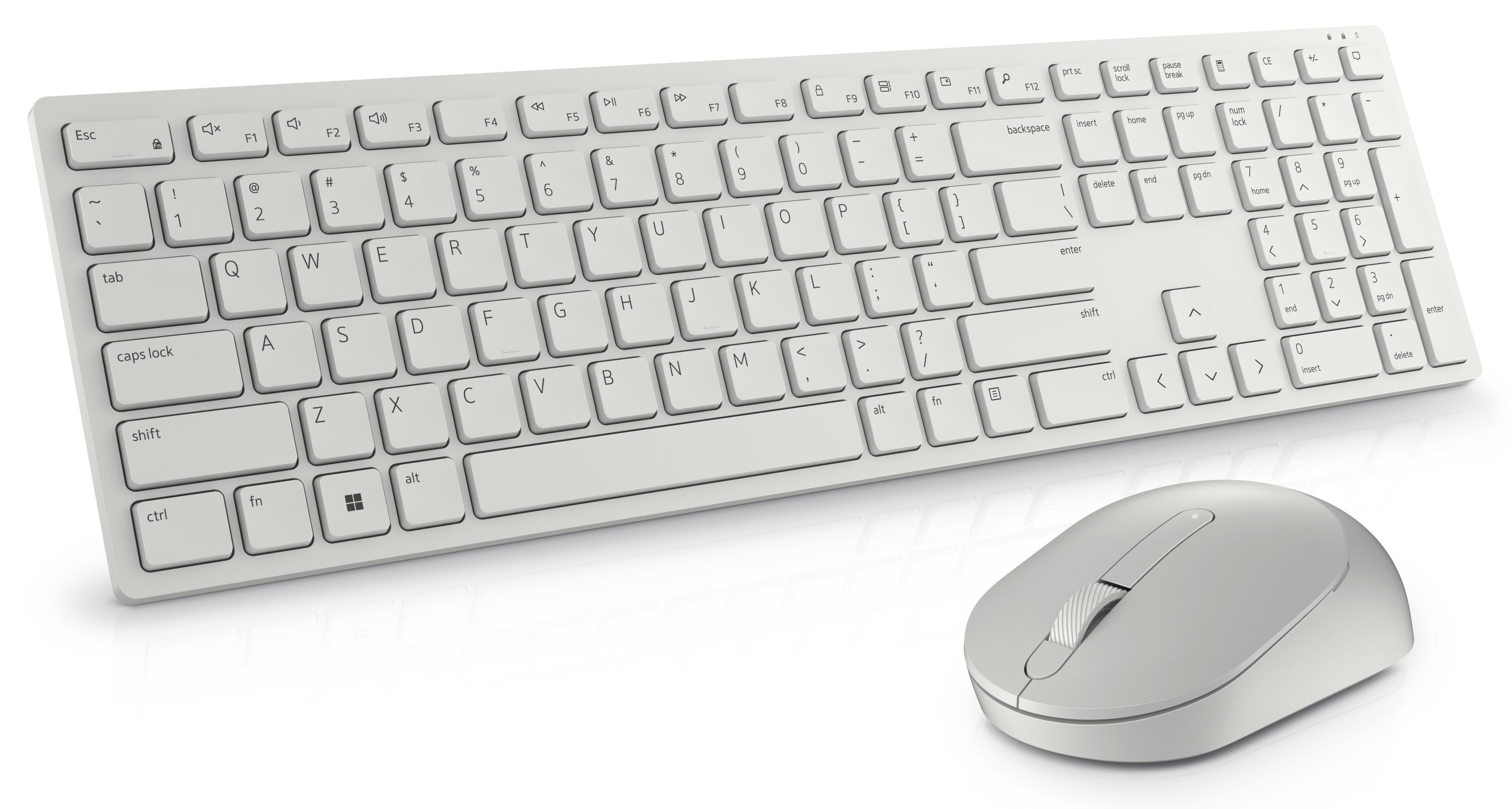 Dell Pro KM5221W Keyboard & Mouse White