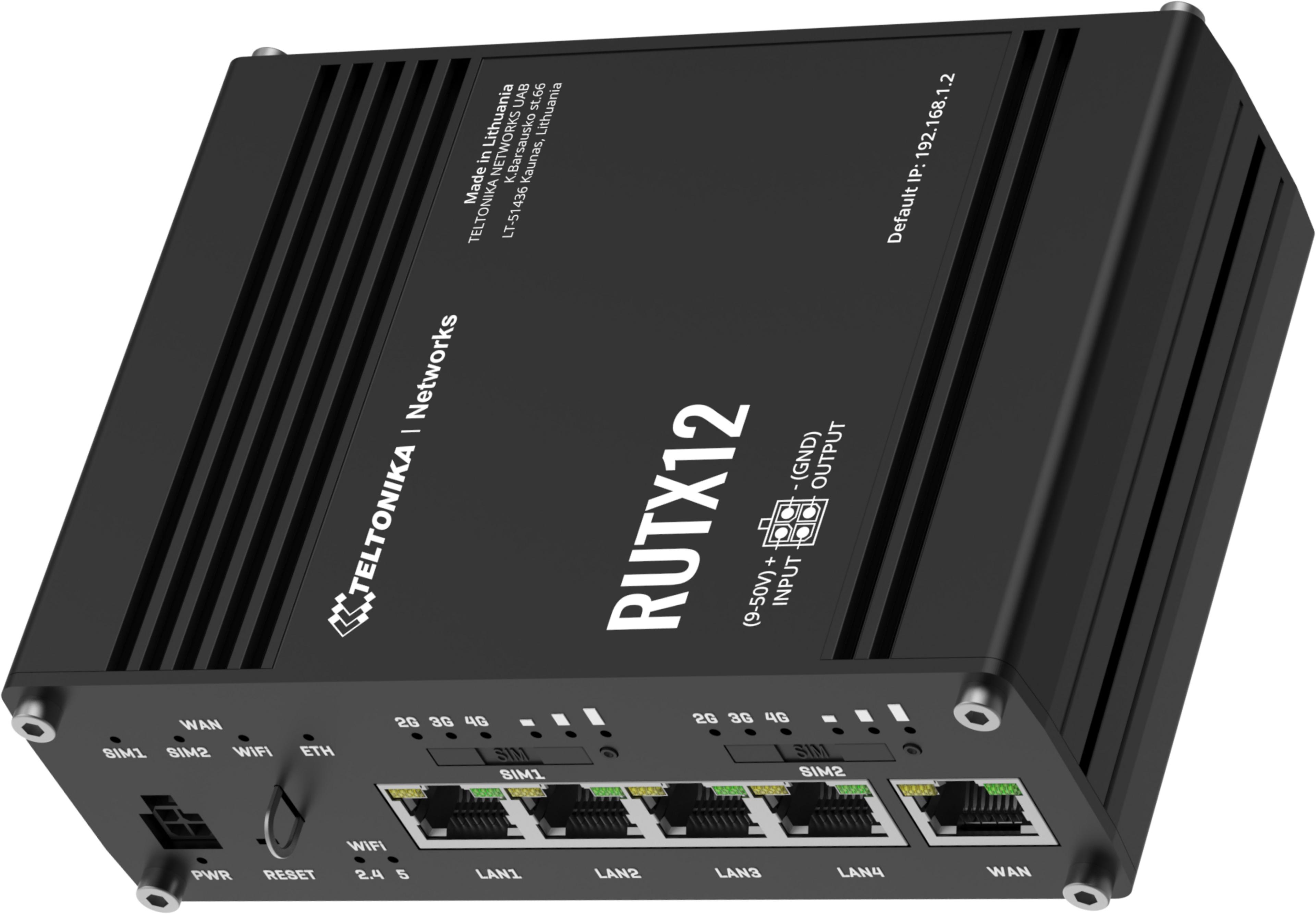 Teltonika RUTX12 LTE Cat6 Router