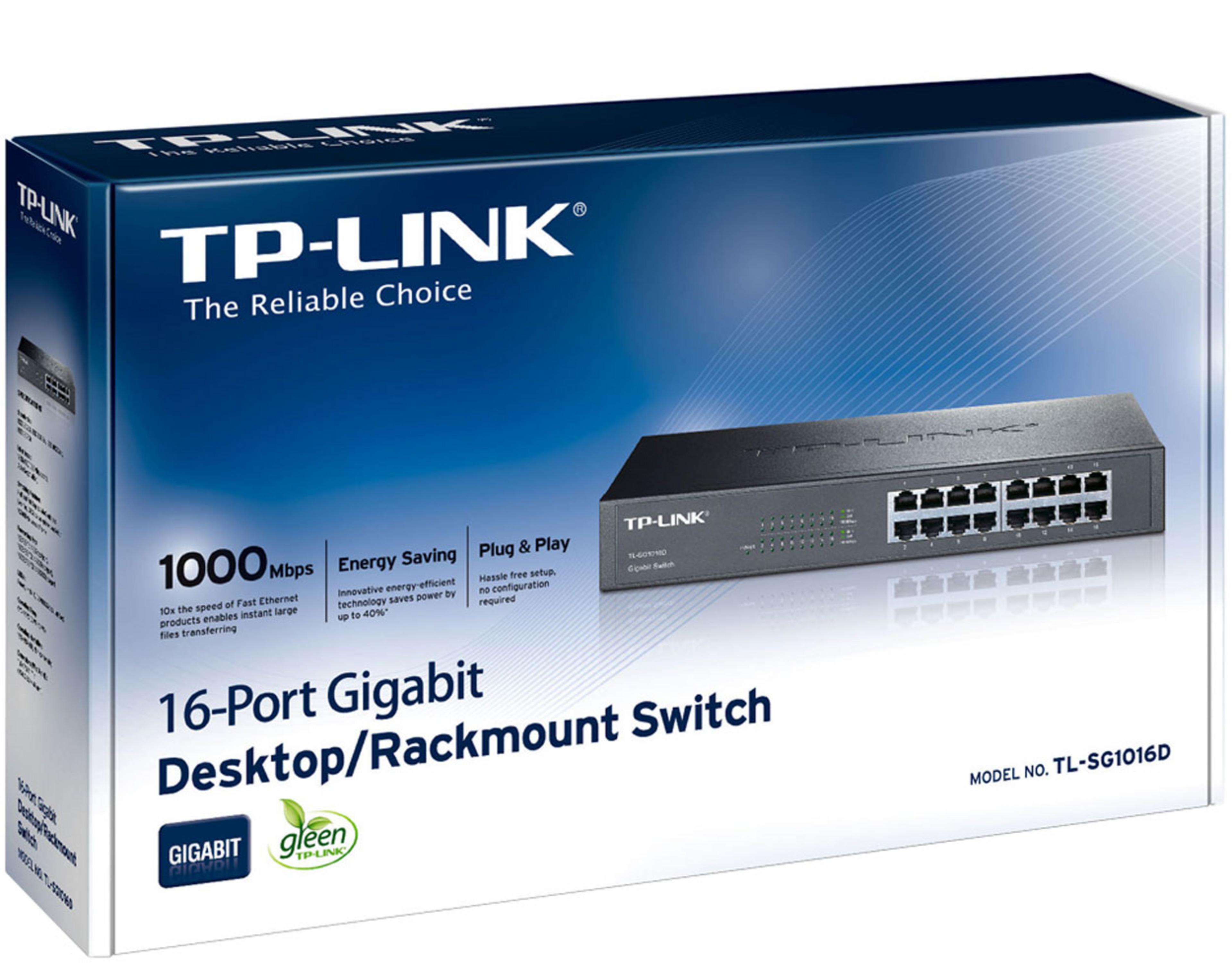 Switch TP-LINK TL-SG1016D 16 p. Gigabit