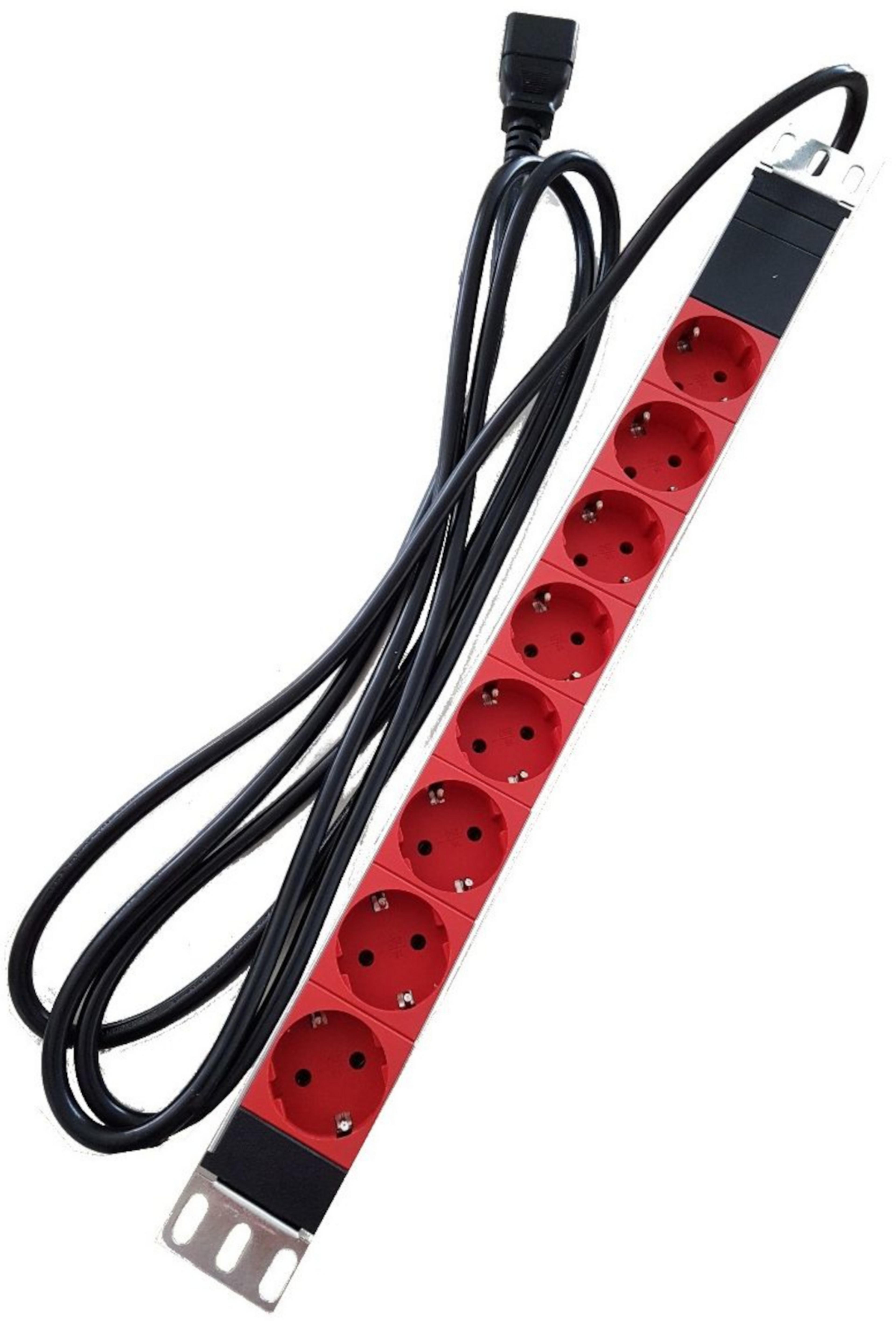 Regleta Lehmann 8 tomas 10A schuko