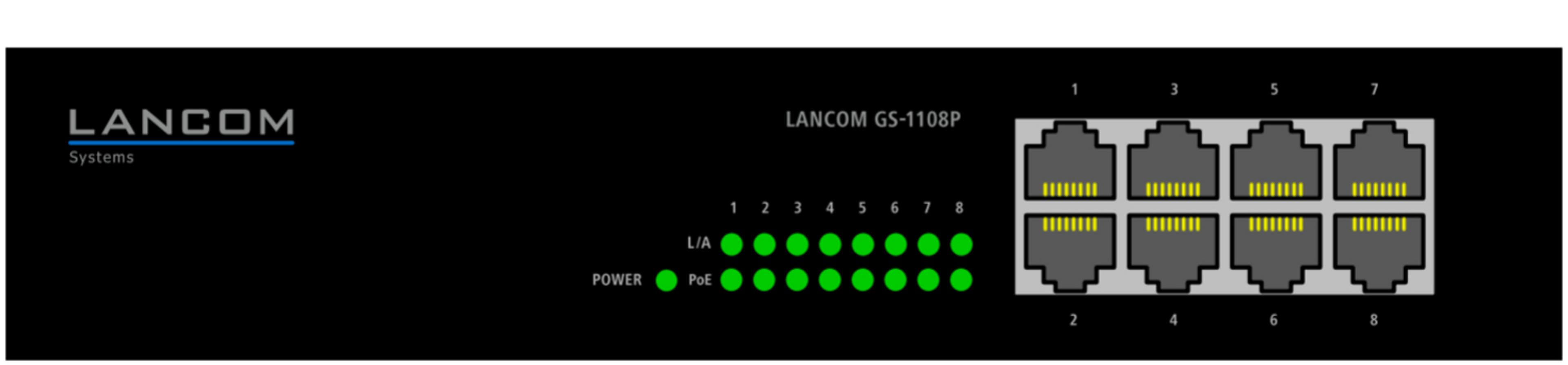 LANCOM GS-1108P PoE switch