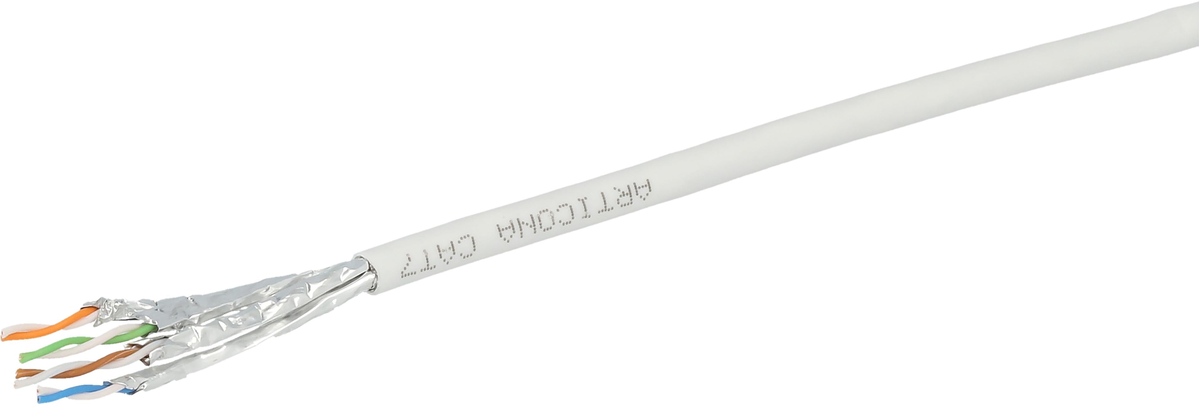 Data Cable Cat7 Strand. S/FTP 100m Whit