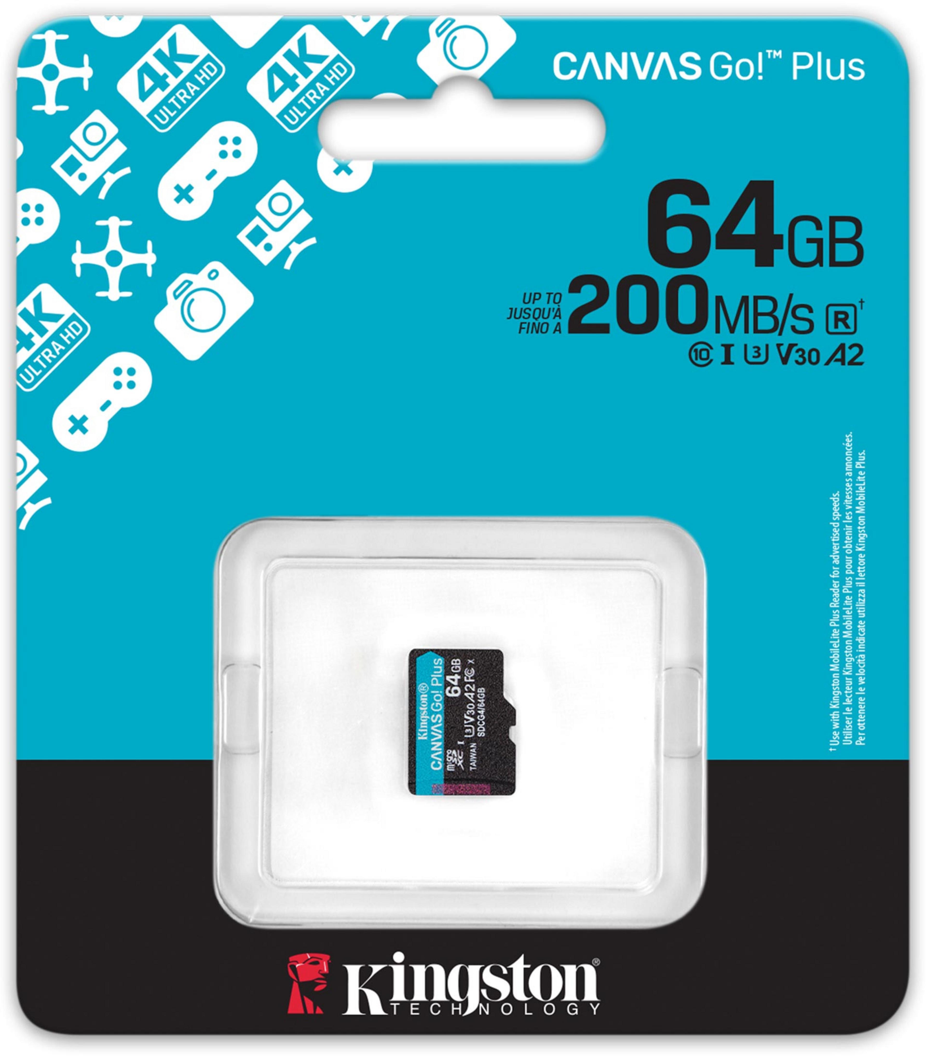 Kingston Canvas Go! Plus microSDXC 64 GB